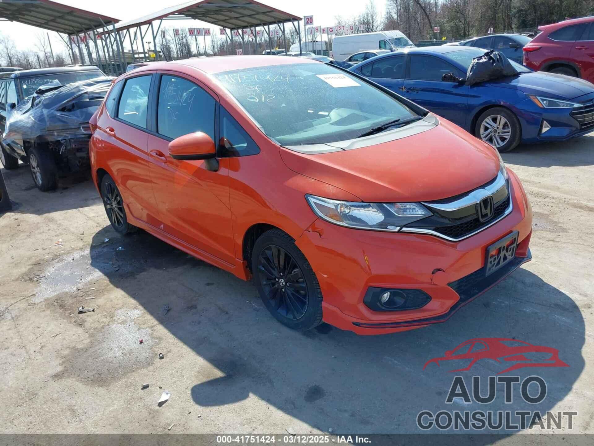 HONDA FIT 2018 - 3HGGK5H68JM717180