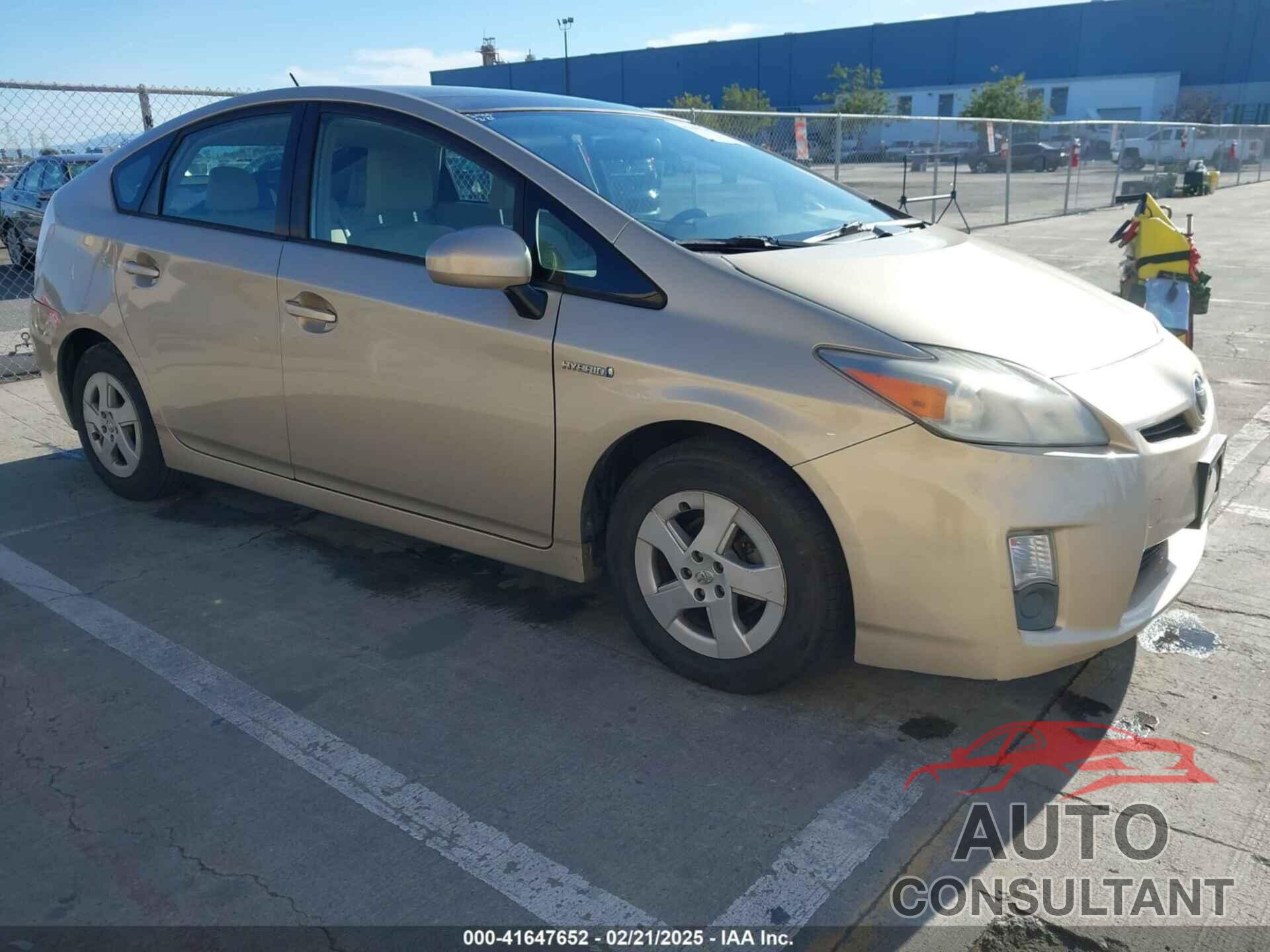 TOYOTA PRIUS 2010 - JTDKN3DU7A0103166