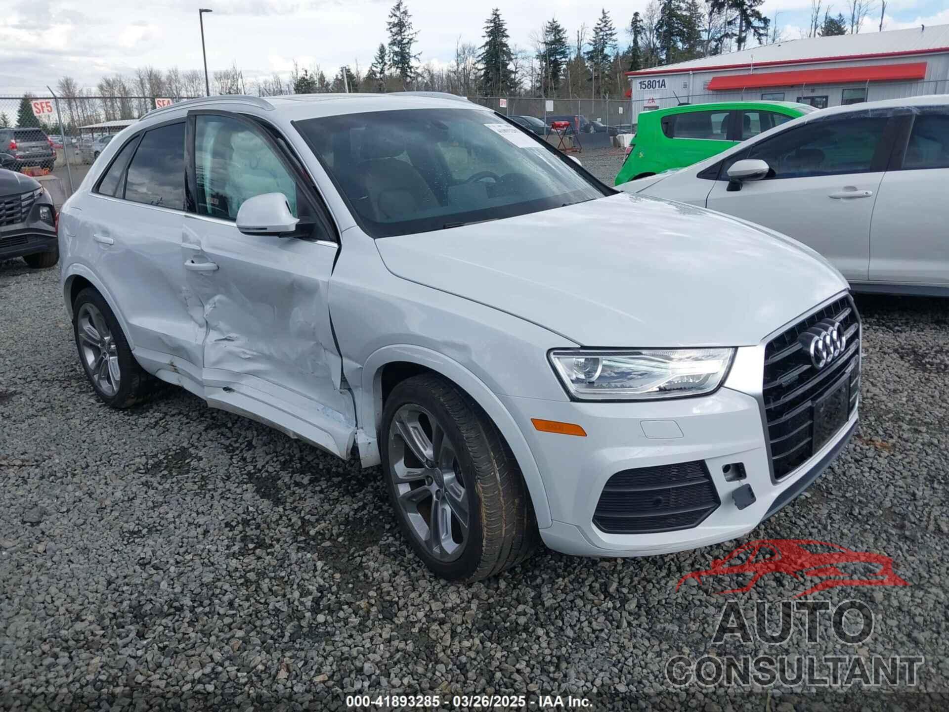 AUDI Q3 2016 - WA1EFCFS7GR024620