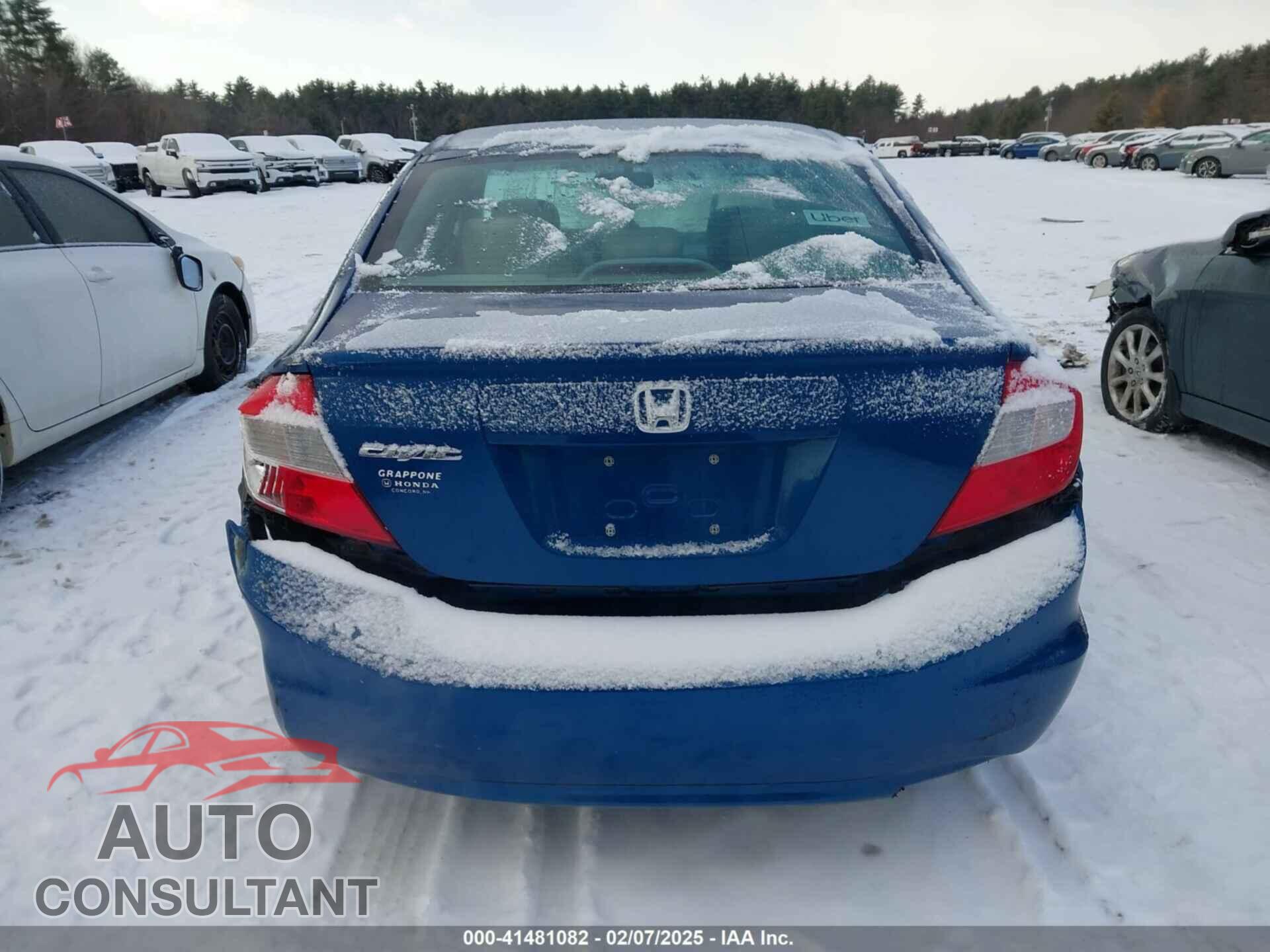 HONDA CIVIC 2012 - 2HGFB2F53CH575911
