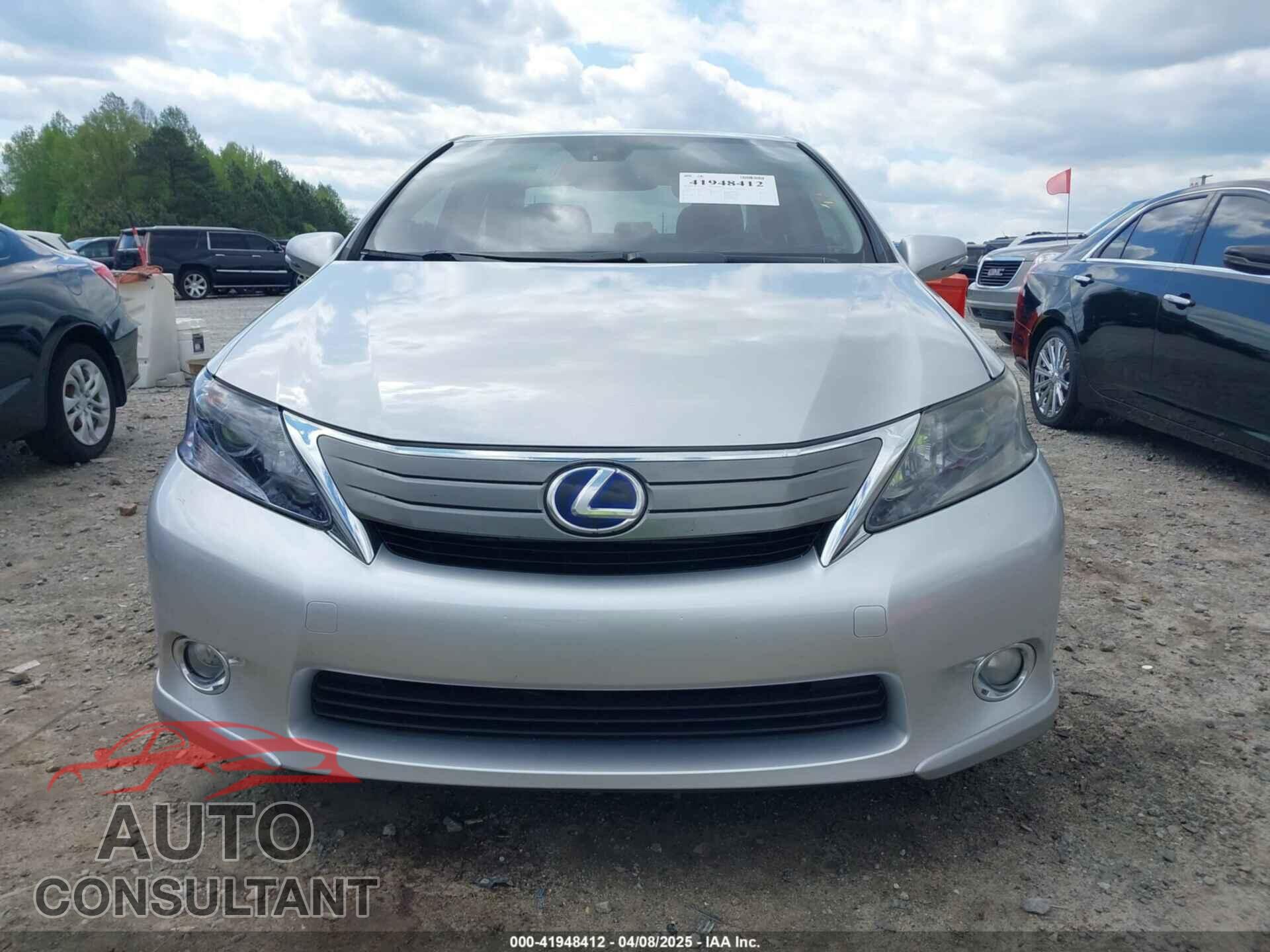 LEXUS HS 250H 2010 - JTHBB1BA6A2014293