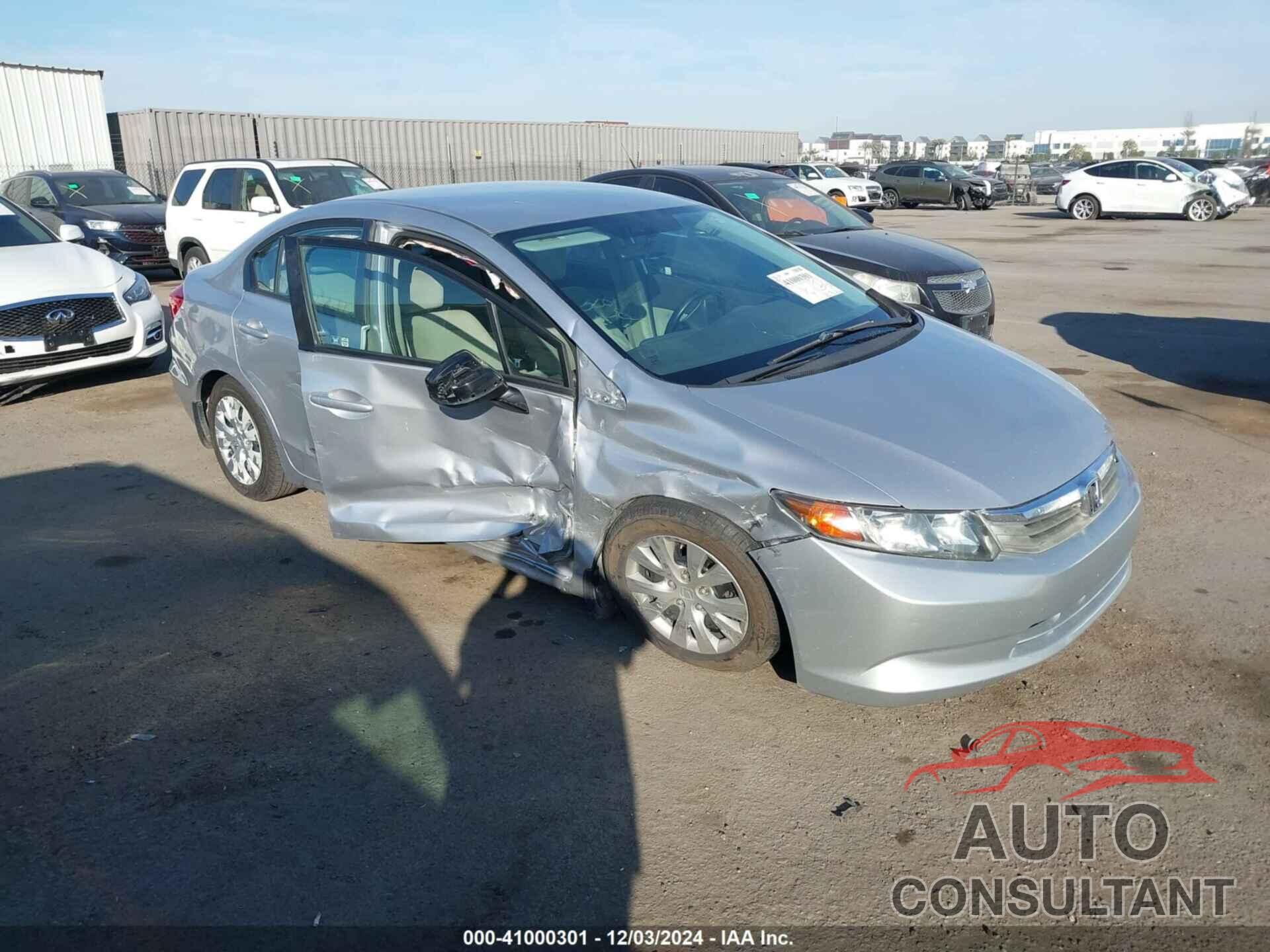 HONDA CIVIC 2012 - 19XFB2F59CE085077