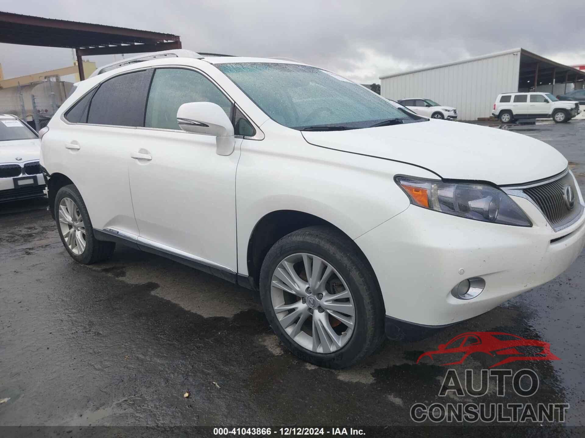 LEXUS RX 450H 2010 - JTJBC1BA0A2012616