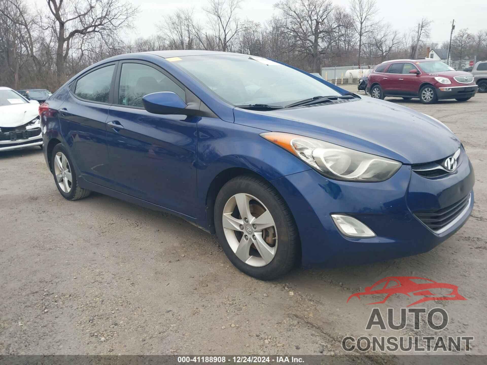 HYUNDAI ELANTRA 2013 - KMHDH4AE3DU490536