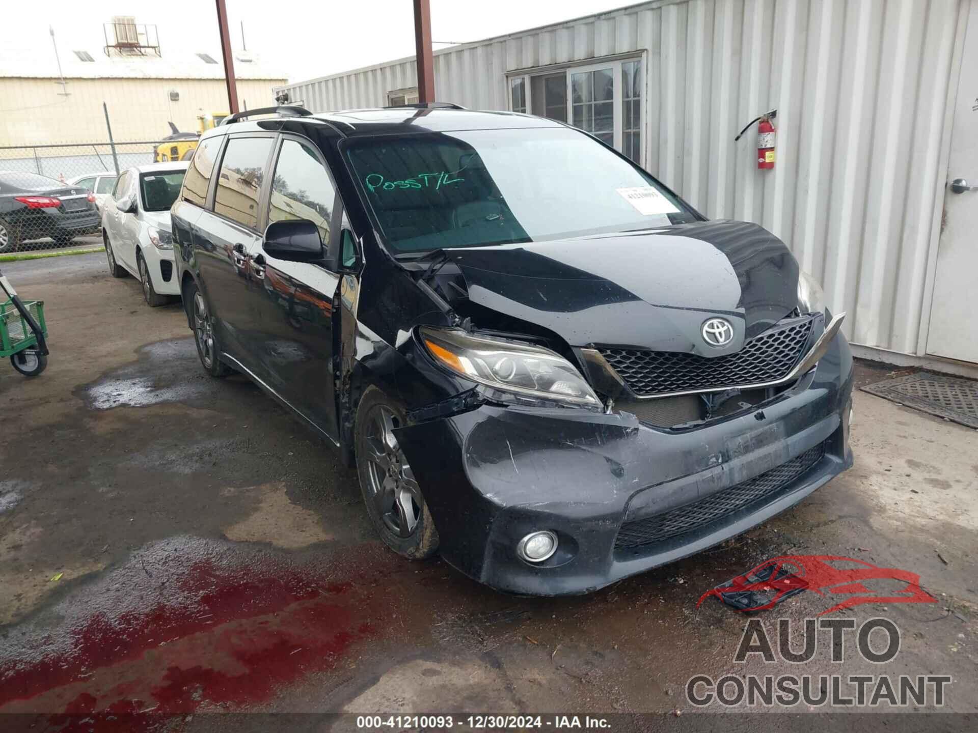 TOYOTA SIENNA 2017 - 5TDXZ3DCXHS859969