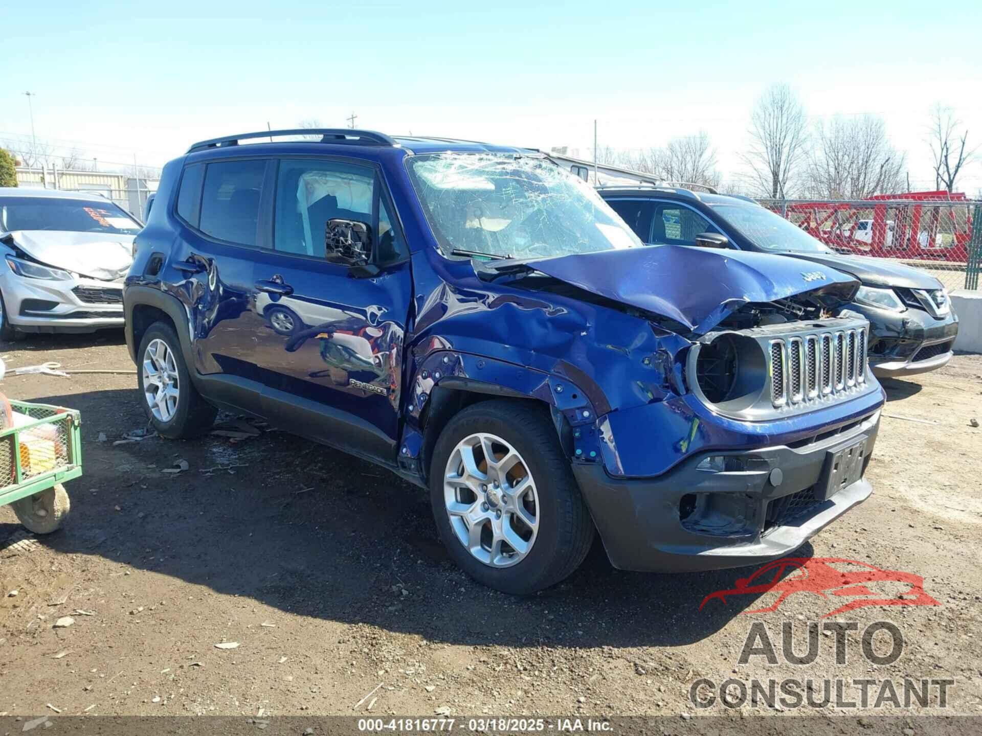 JEEP RENEGADE 2018 - ZACCJABB0JPJ64467