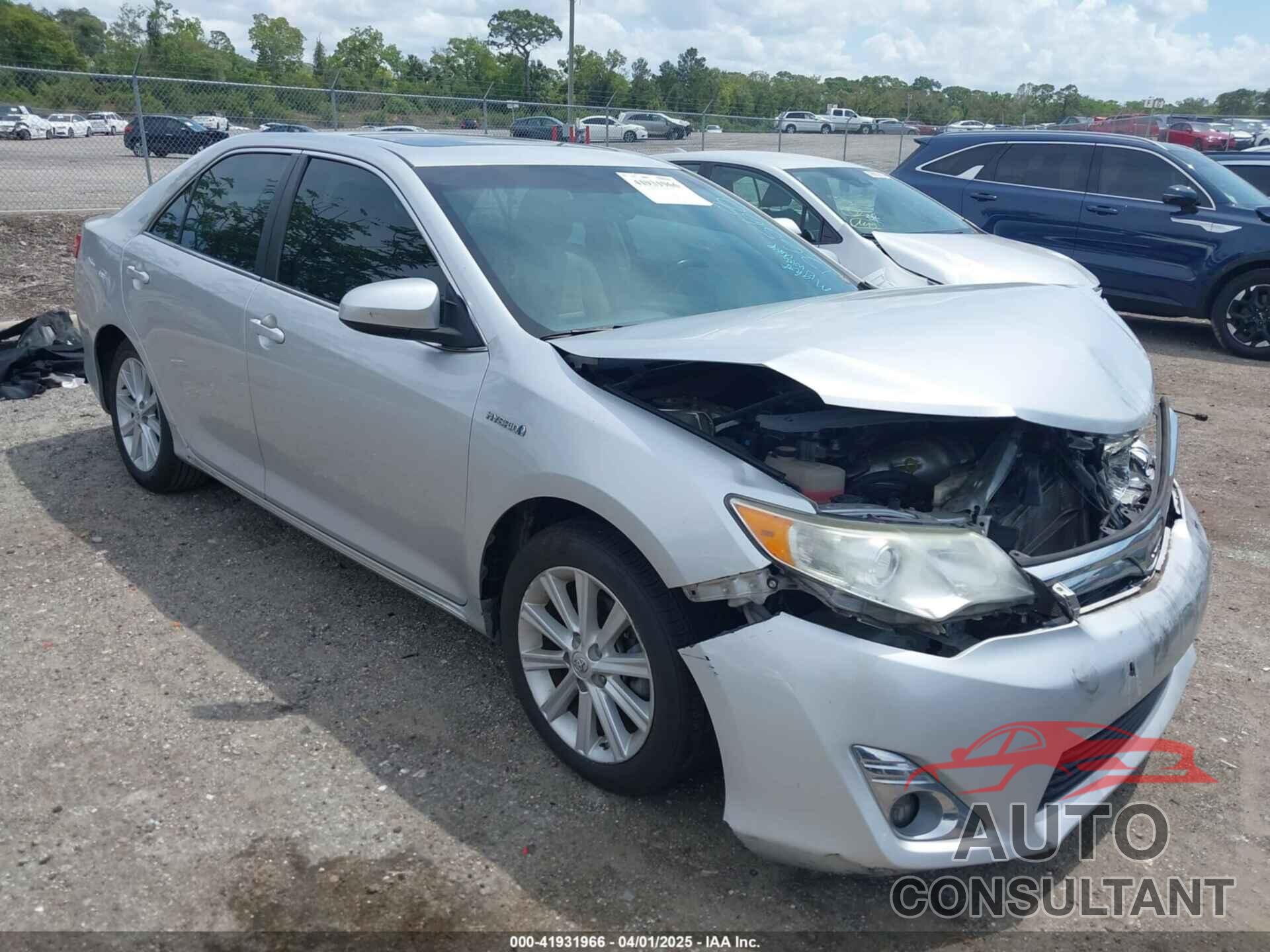 TOYOTA CAMRY HYBRID 2014 - 4T1BD1FK3EU126568