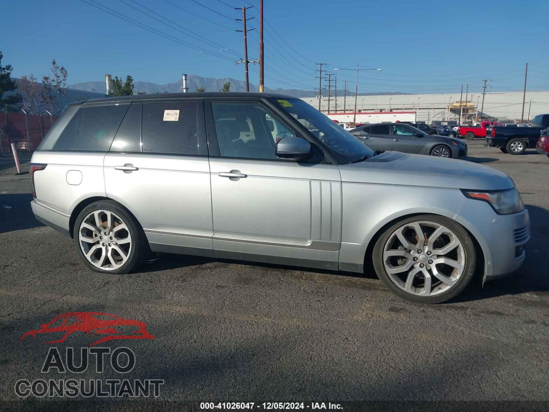LAND ROVER RANGE ROVER 2016 - SALGS2KF6GA270577