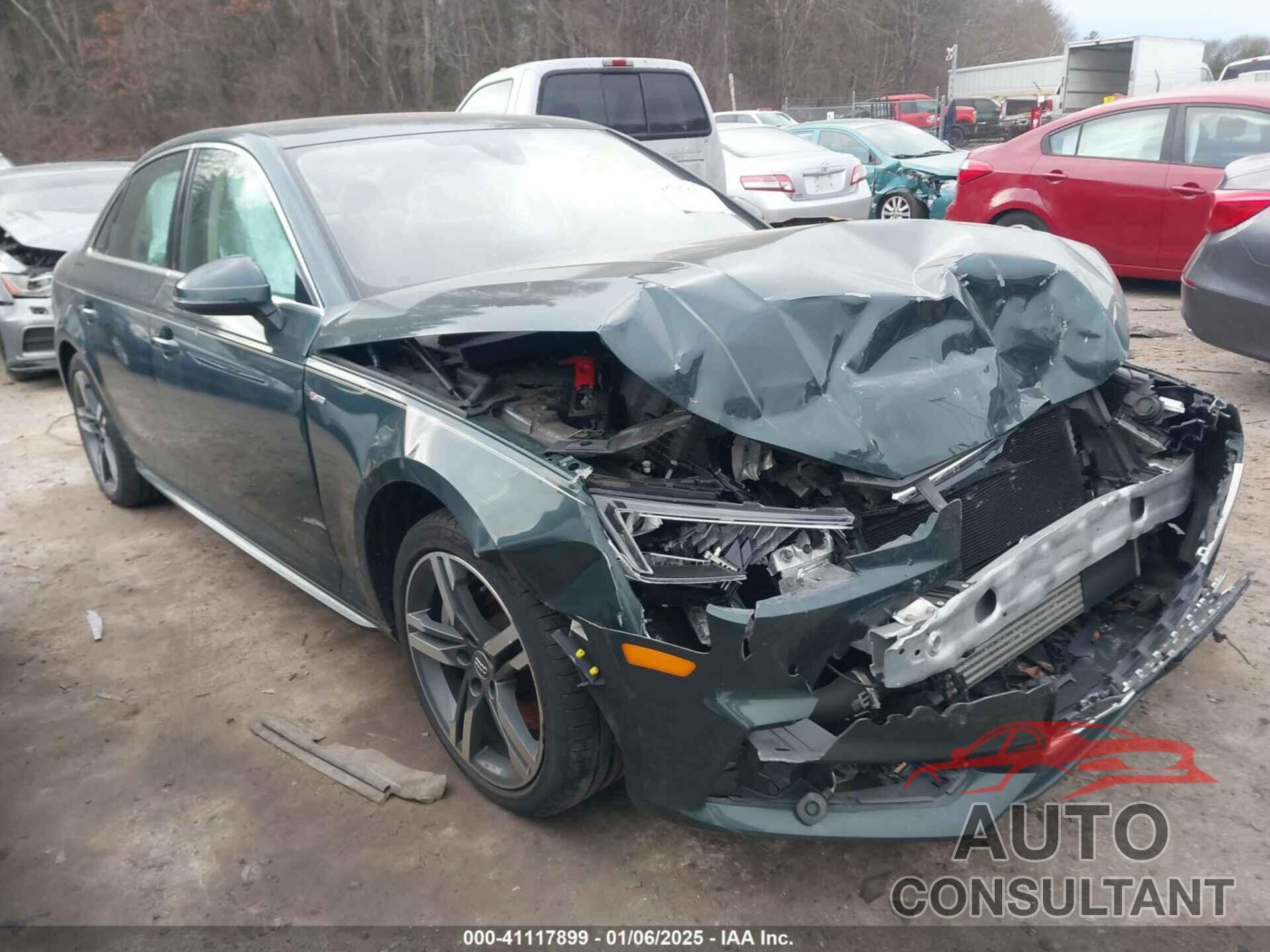 AUDI A4 2017 - WAUENAF42HN044374