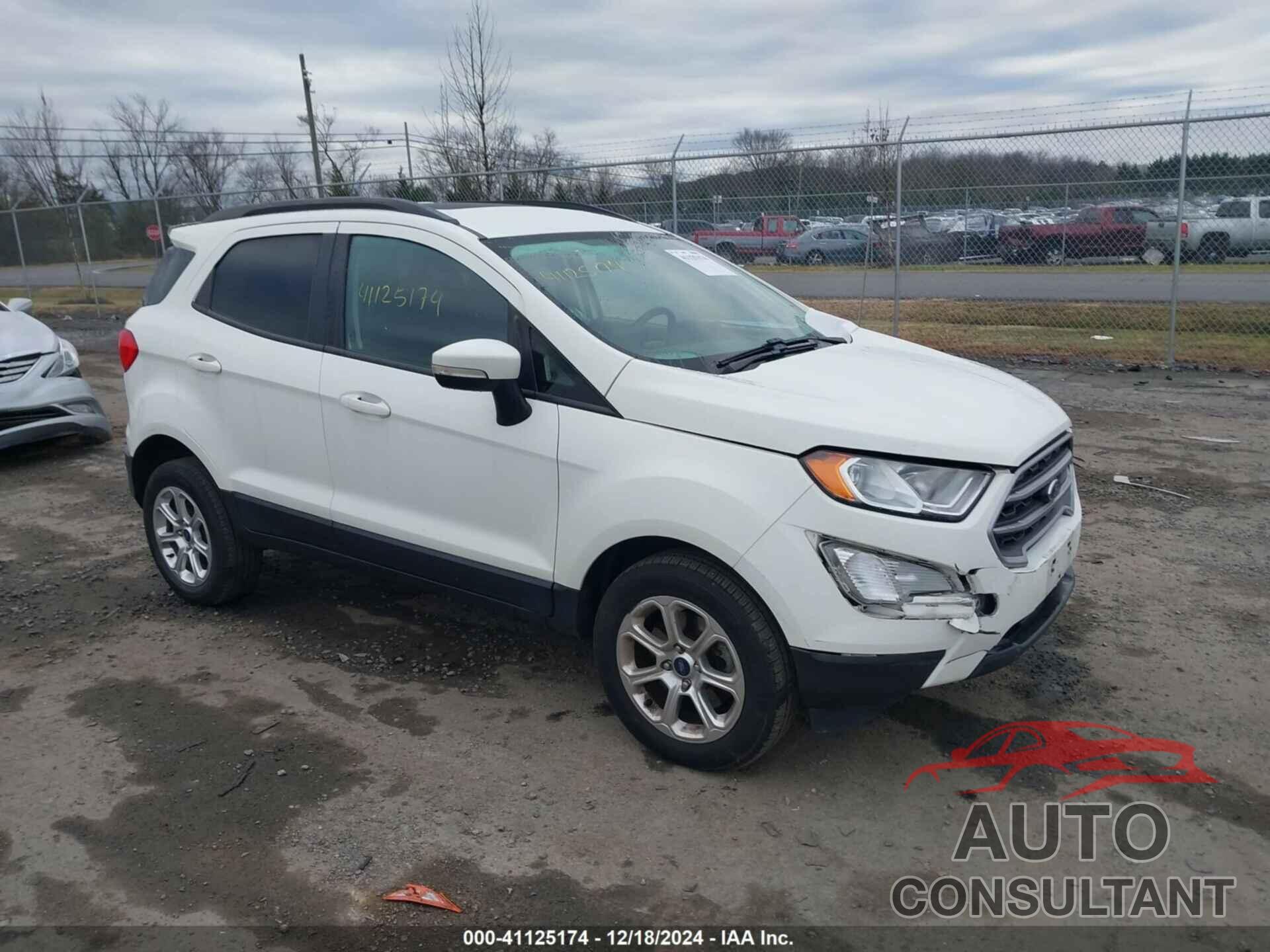 FORD ECOSPORT 2019 - MAJ6S3GL1KC278743