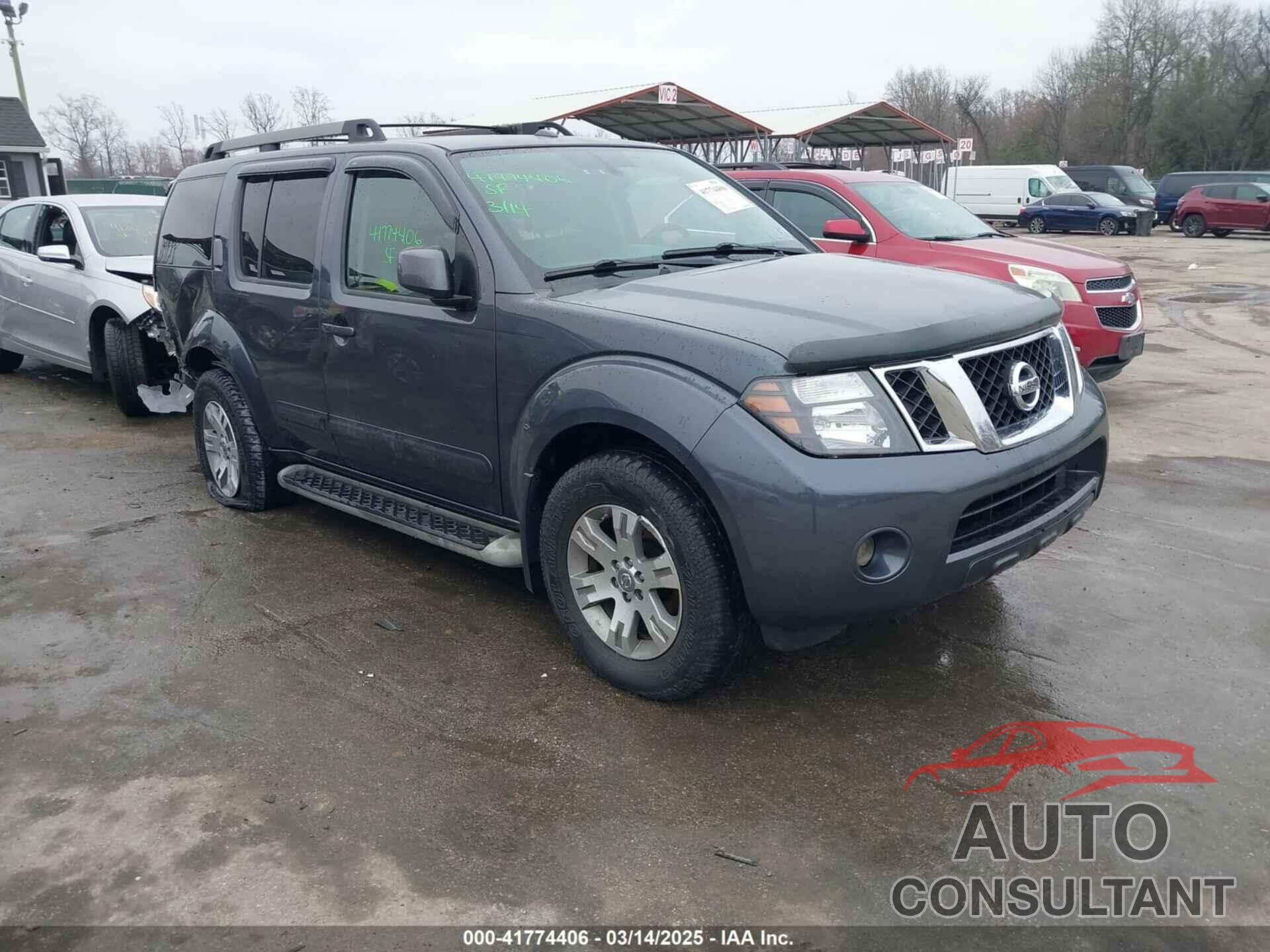 NISSAN PATHFINDER 2010 - 5N1AR1NB8AC618785
