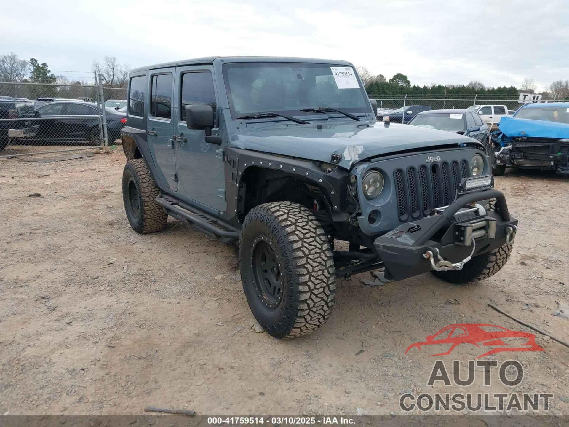 JEEP WRANGLER UNLIMITED 2014 - 1C4BJWDG9EL104220