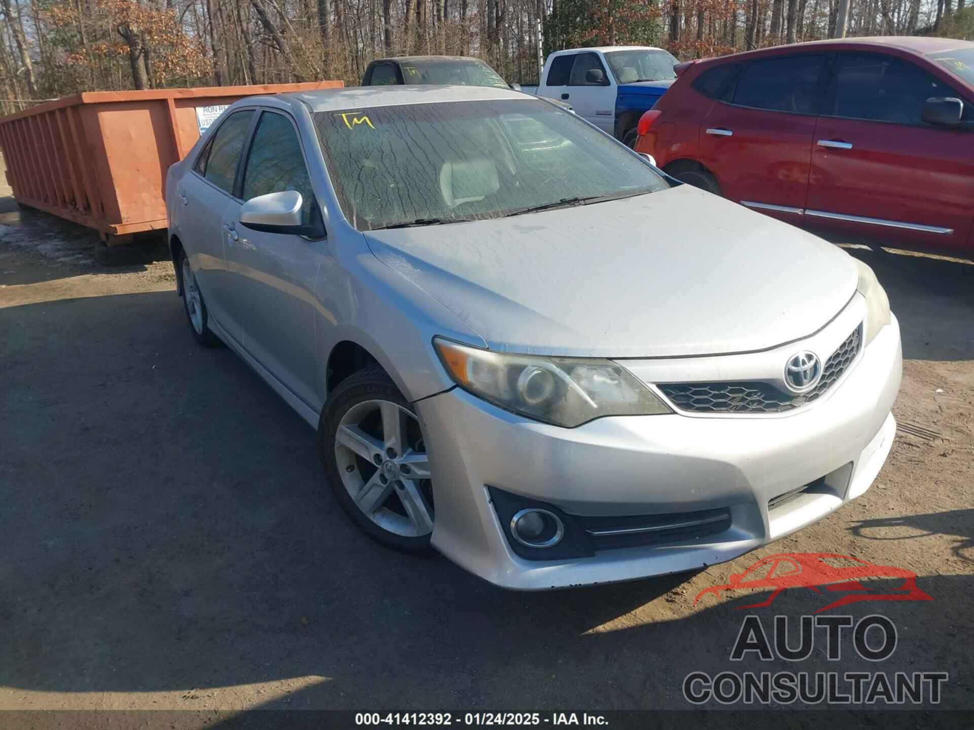 TOYOTA CAMRY 2012 - 4T1BF1FK8CU075740