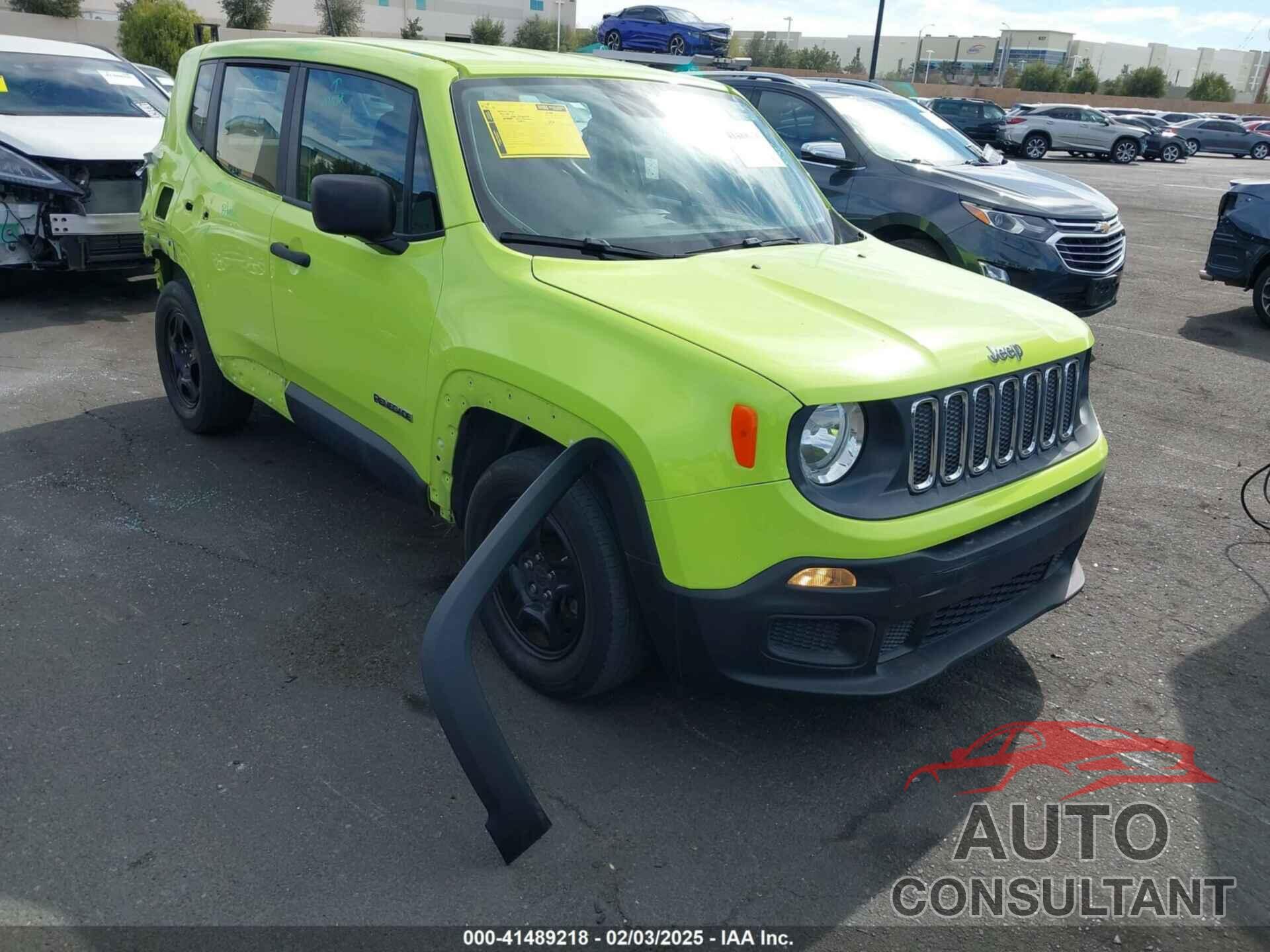 JEEP RENEGADE 2017 - ZACCJAABXHPF59495