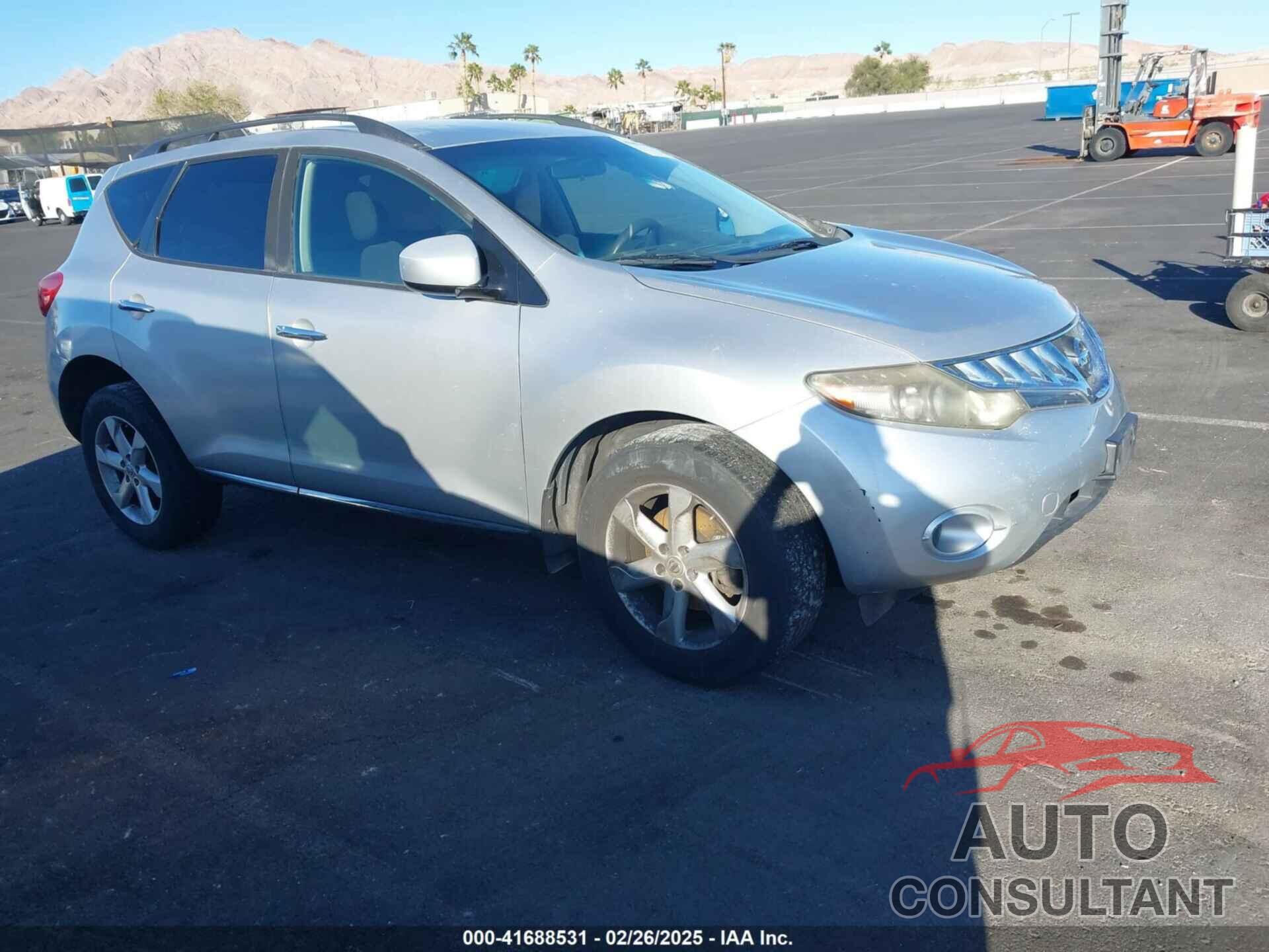 NISSAN MURANO 2009 - JN8AZ18U59W017849