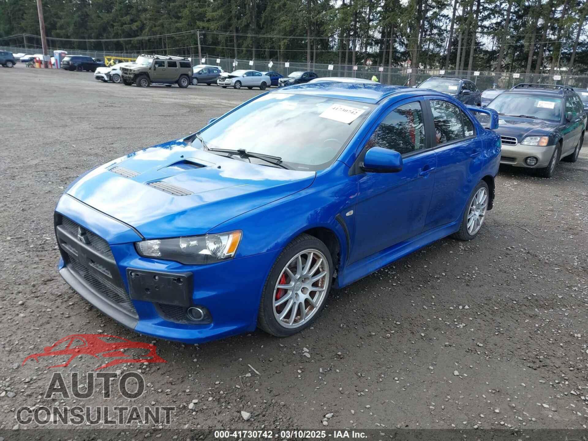 MITSUBISHI LANCER EVOLUTION 2015 - JA32W8FV4FU012578