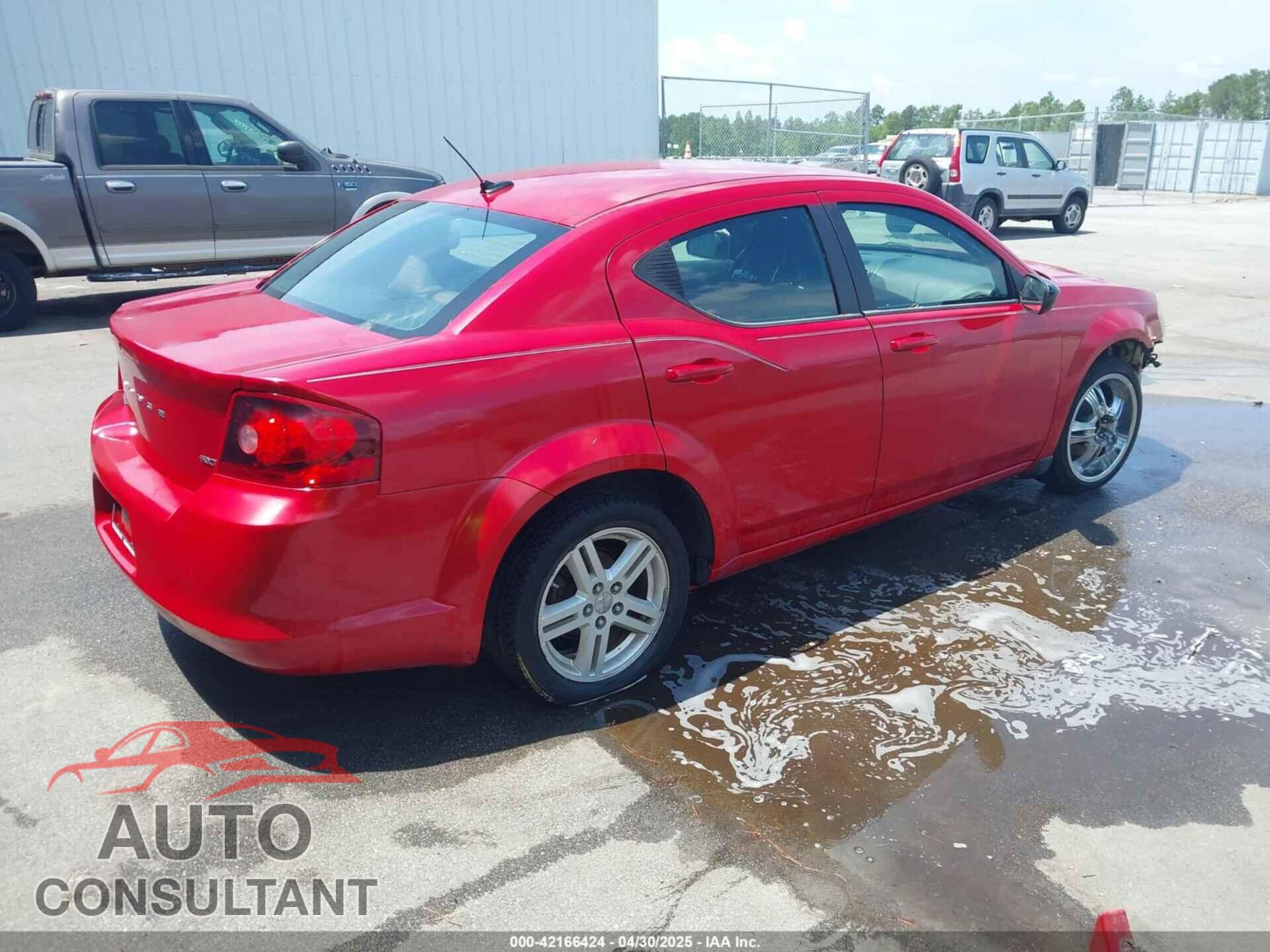 DODGE AVENGER 2013 - 1C3CDZCB1DN624924