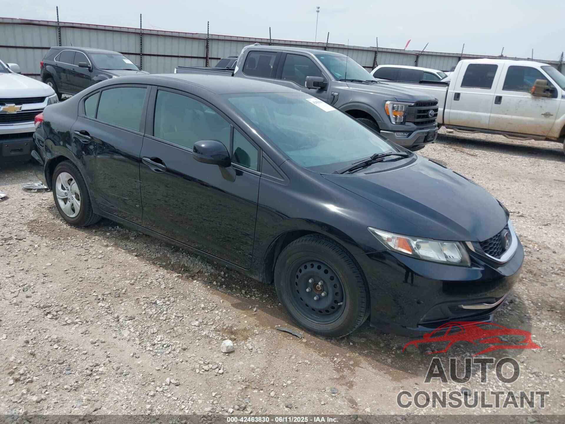 HONDA CIVIC 2013 - 2HGFB2F51DH301933