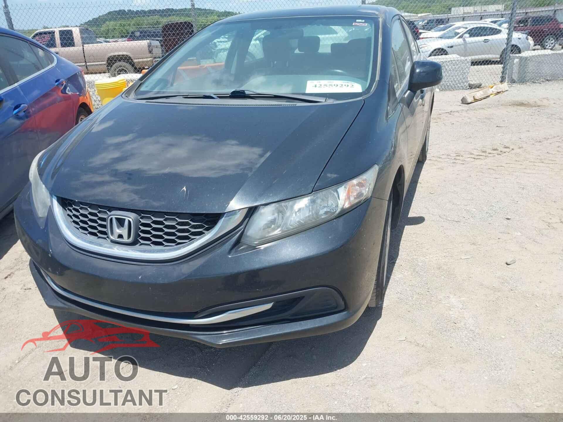 HONDA CIVIC 2013 - 19XFB2F59DE082777