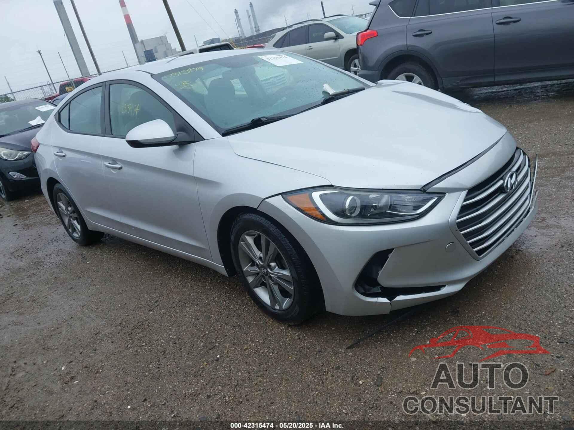 HYUNDAI ELANTRA 2017 - KMHD84LF8HU064899