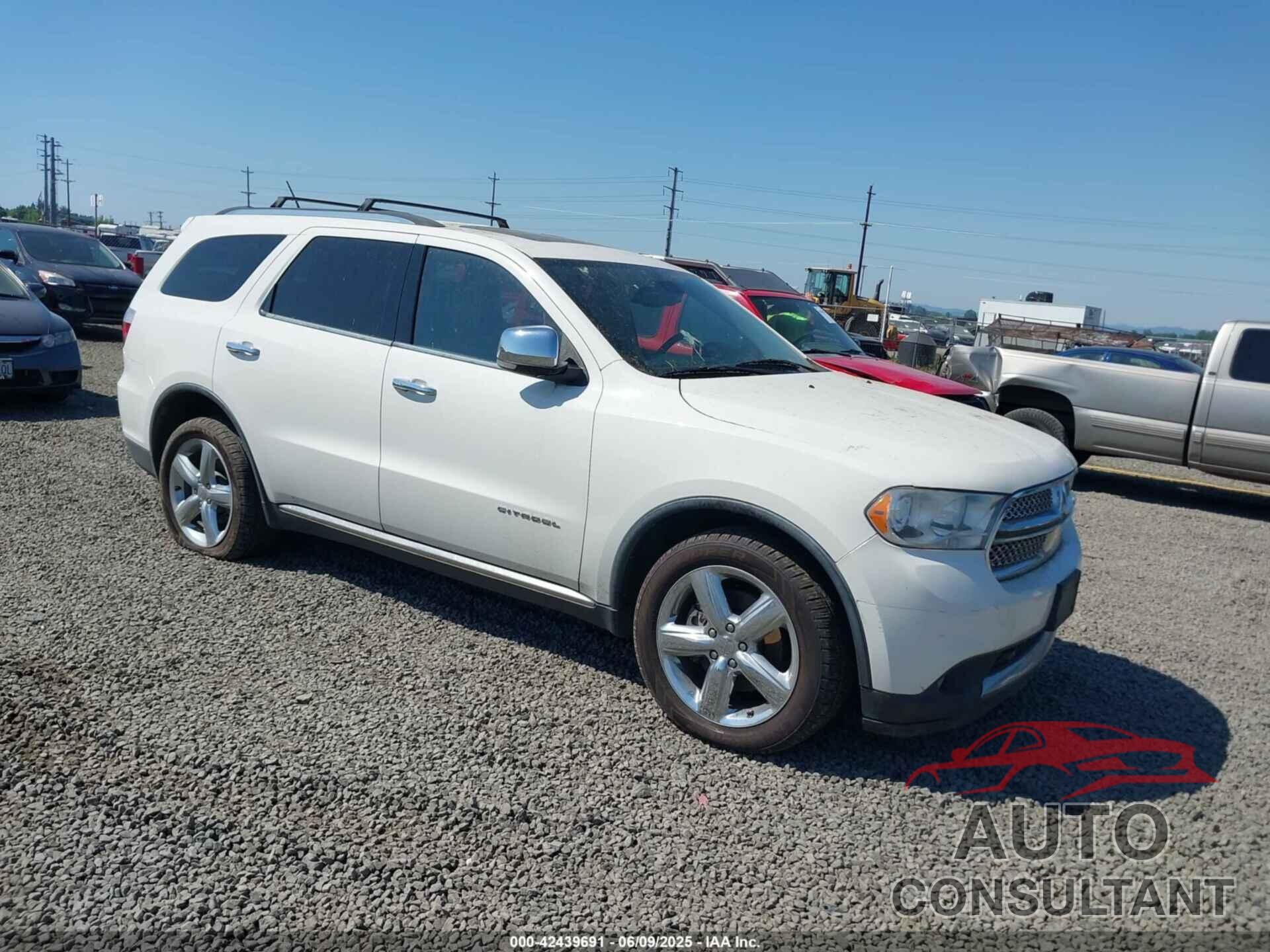 DODGE DURANGO 2012 - 1C4RDJEG4CC131247
