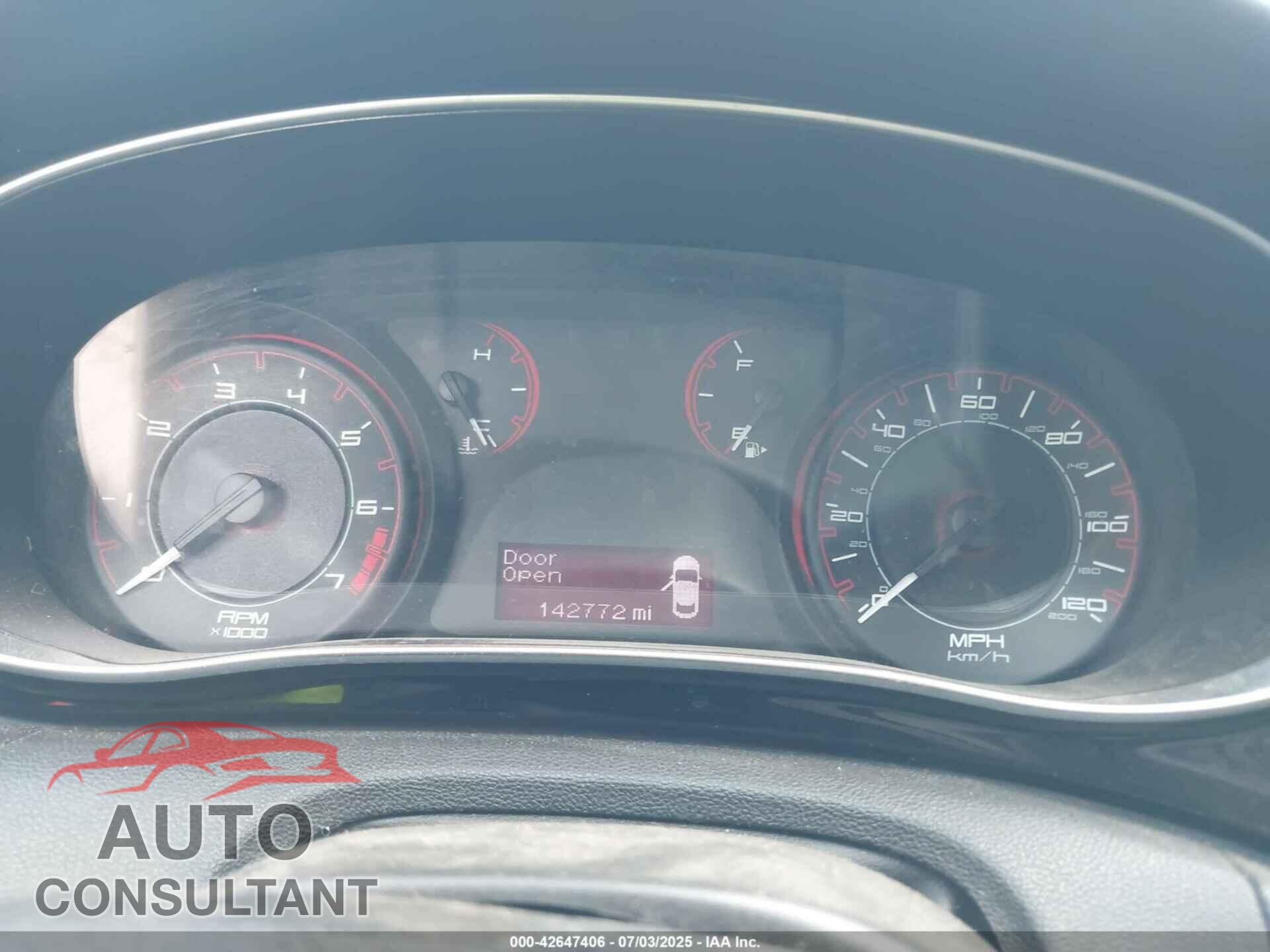 DODGE DART 2013 - 1C3CDFBA3DD170494