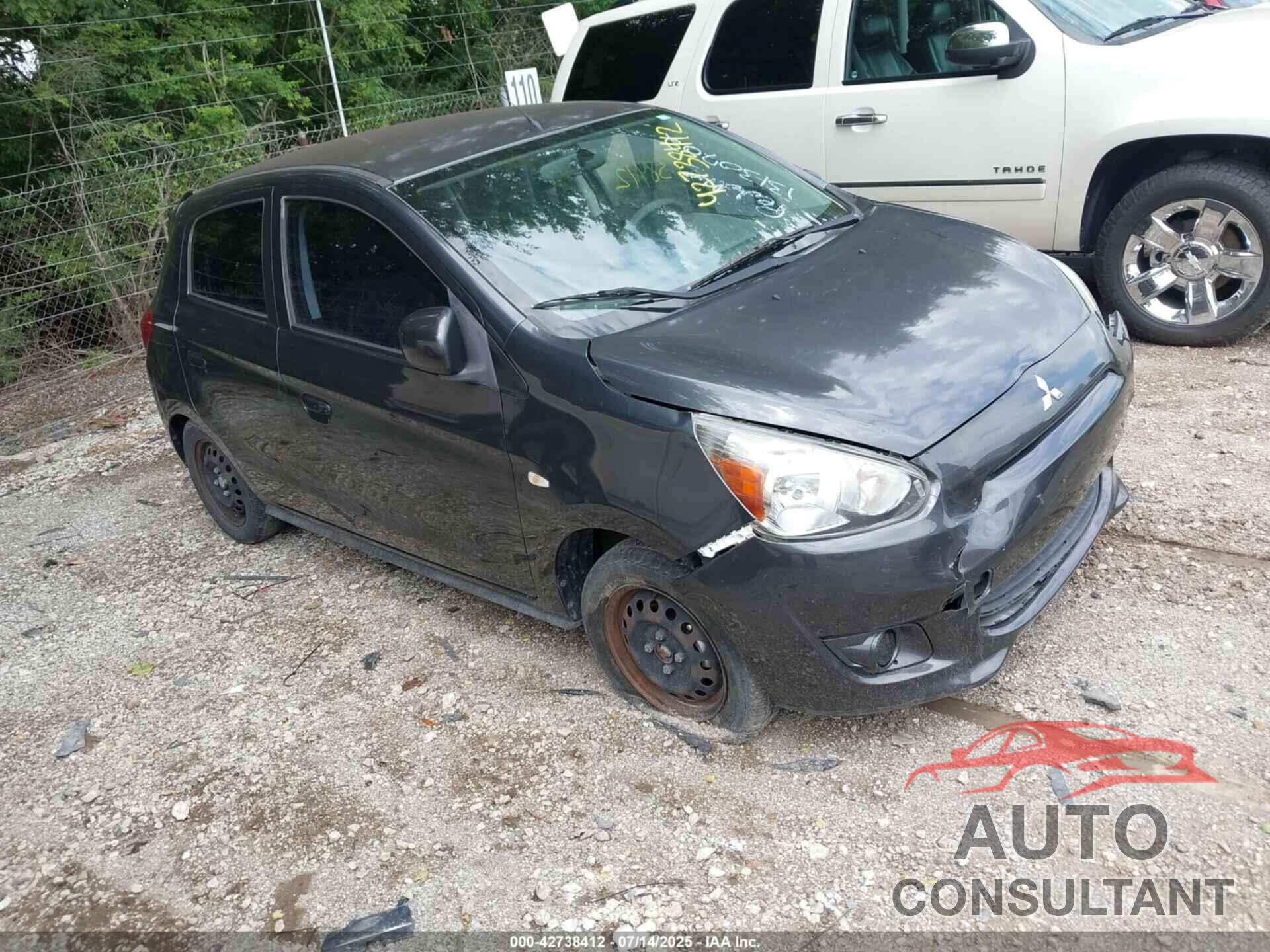 MITSUBISHI MIRAGE 2014 - ML32A3HJ3EH008304