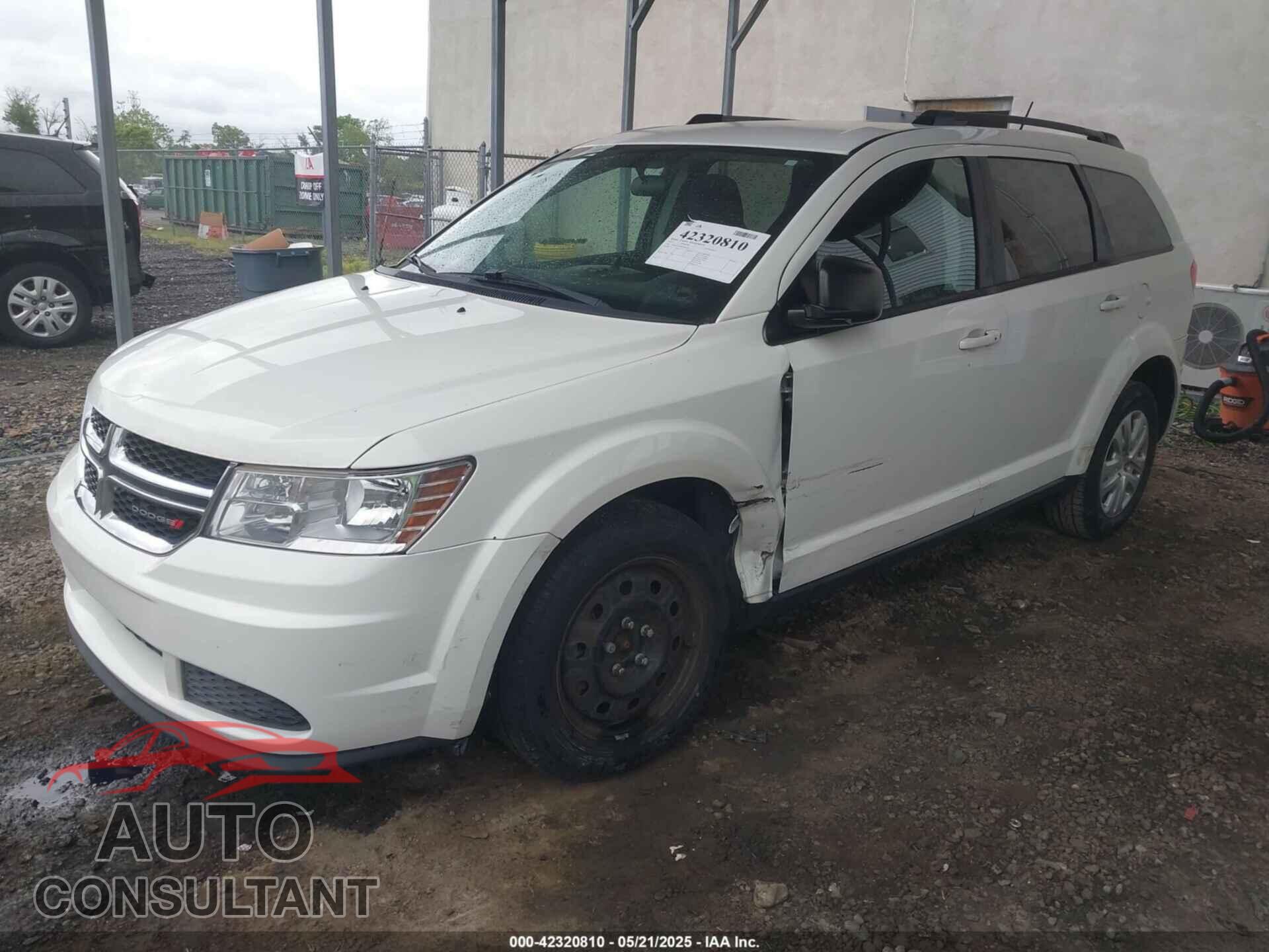 DODGE JOURNEY 2017 - 3C4PDCAB8HT608108