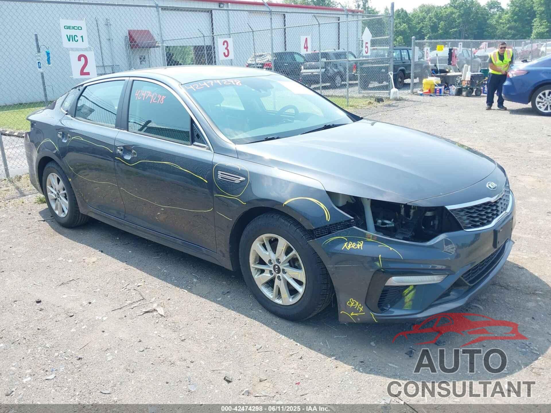 KIA OPTIMA 2019 - 5XXGT4L33KG285104