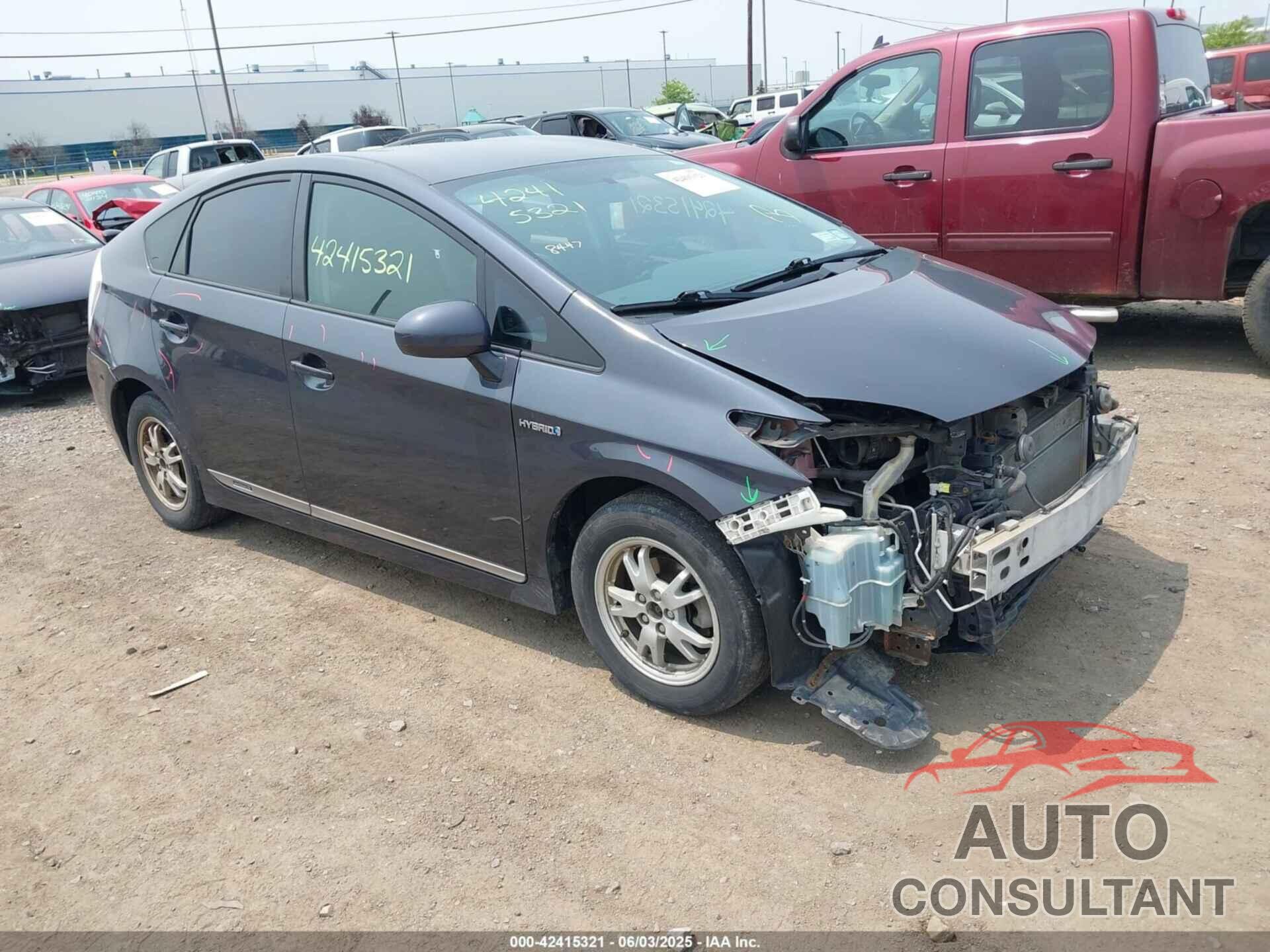 TOYOTA PRIUS 2011 - JTDKN3DUXB0251796