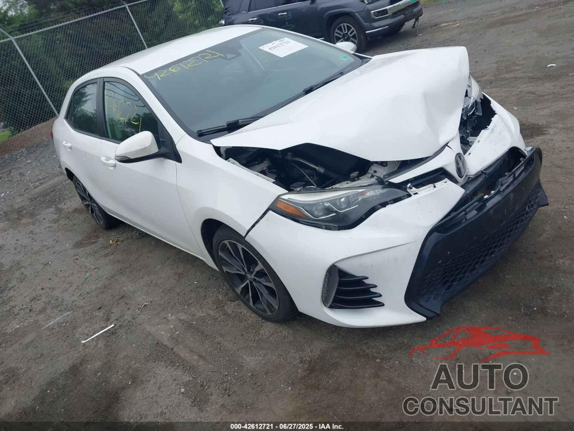 TOYOTA COROLLA 2018 - 2T1BURHE1JC081552