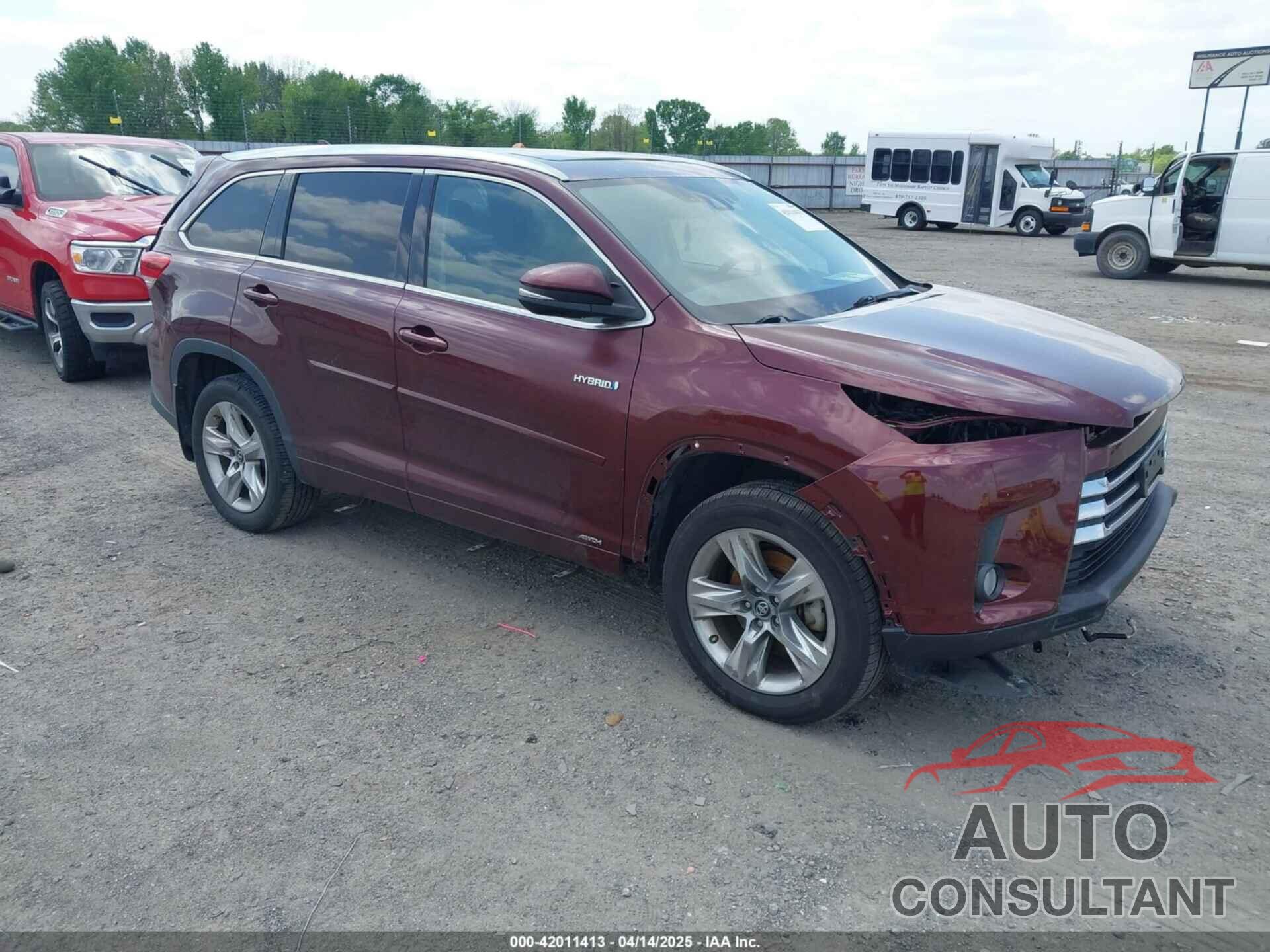 TOYOTA HIGHLANDER HYBRID 2018 - 5TDDGRFH7JS046664