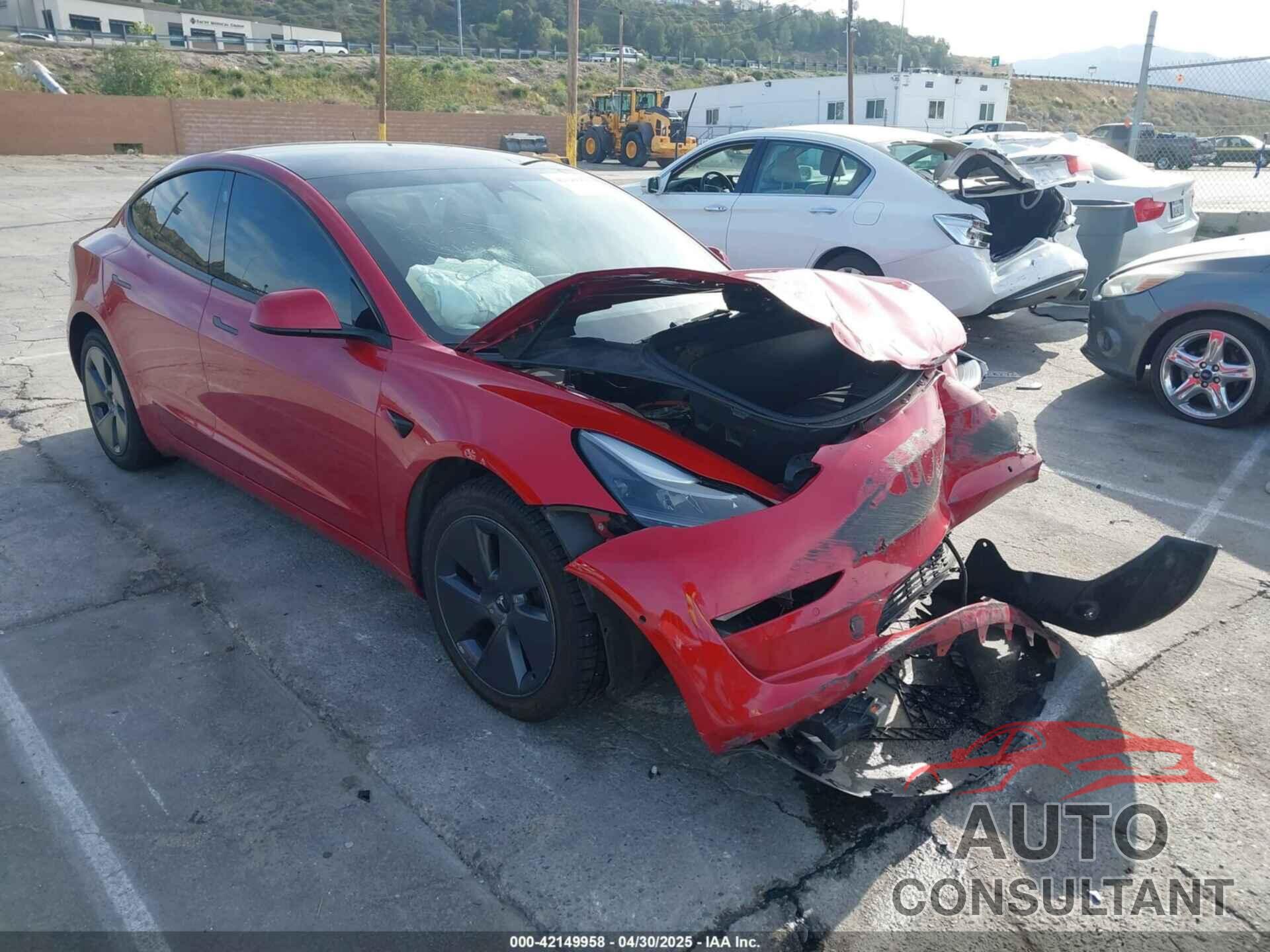 TESLA MODEL 3 2022 - 5YJ3E1EA1NF138984