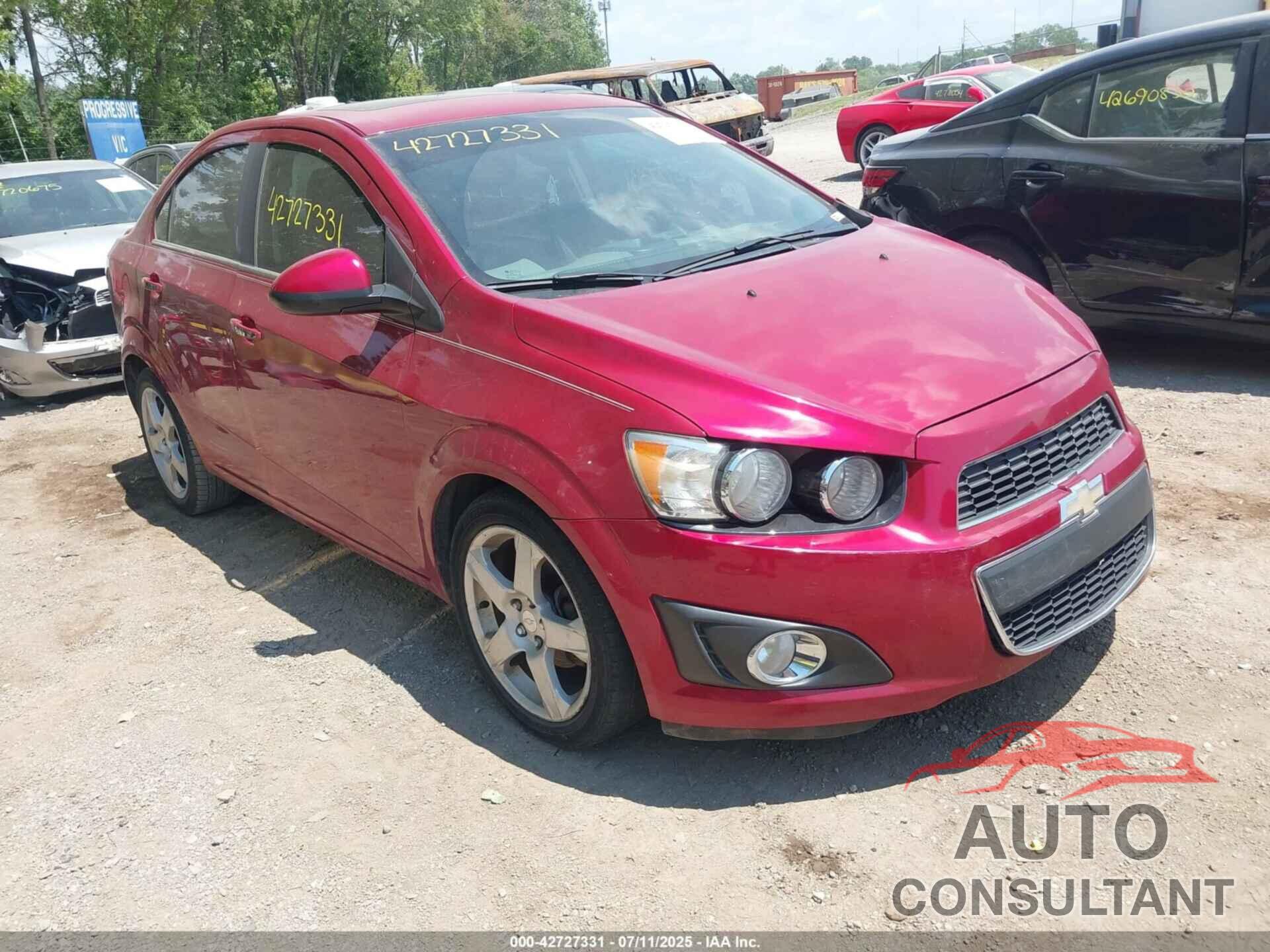 CHEVROLET SONIC 2013 - 1G1JE5SBXD4119070