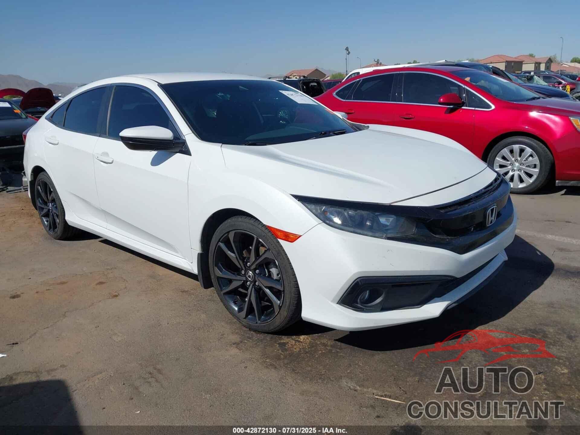 HONDA CIVIC 2020 - 19XFC2E89LE001025
