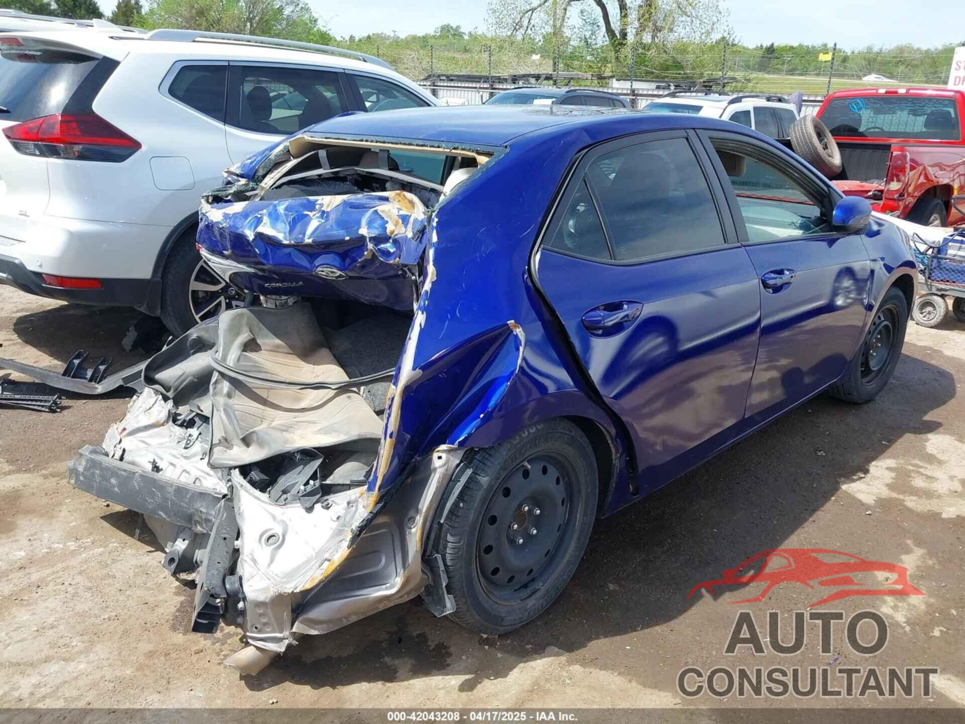 TOYOTA COROLLA 2016 - 5YFBURHE3GP381229