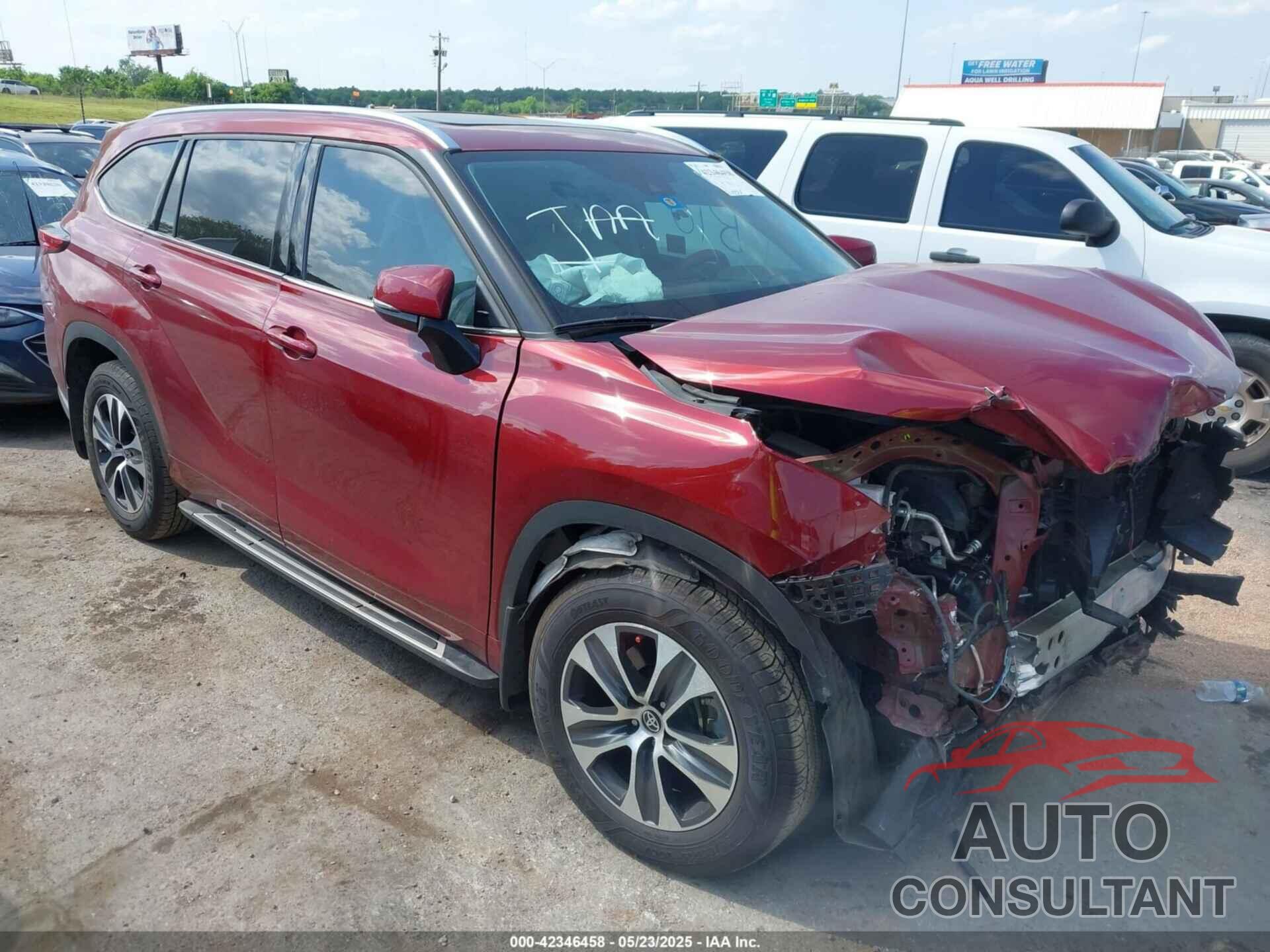 TOYOTA HIGHLANDER 2020 - 5TDGZRAH0LS510993