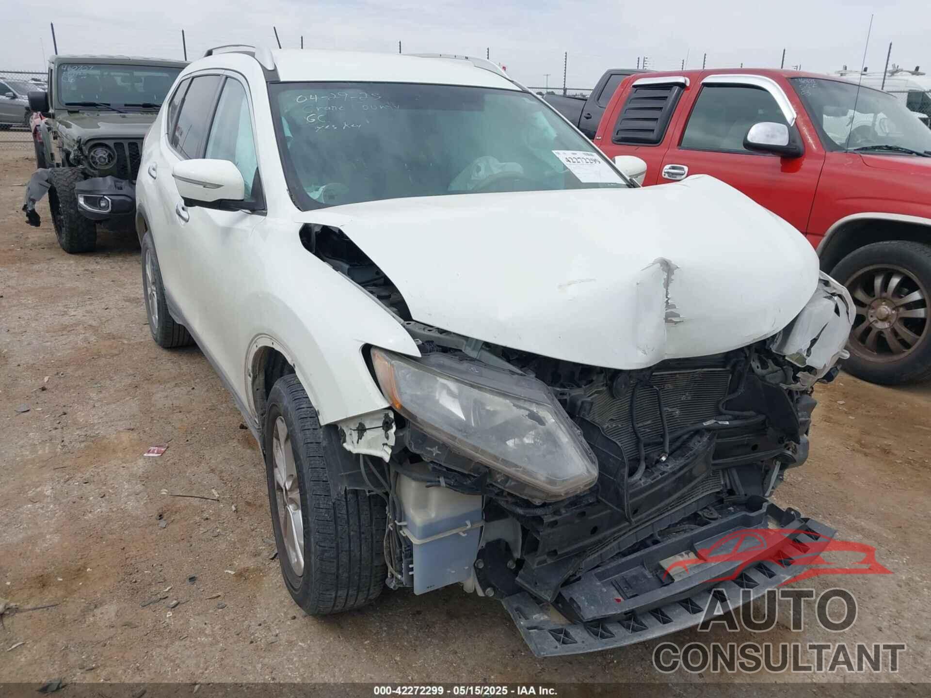 NISSAN ROGUE 2015 - KNMAT2MT2FP575678
