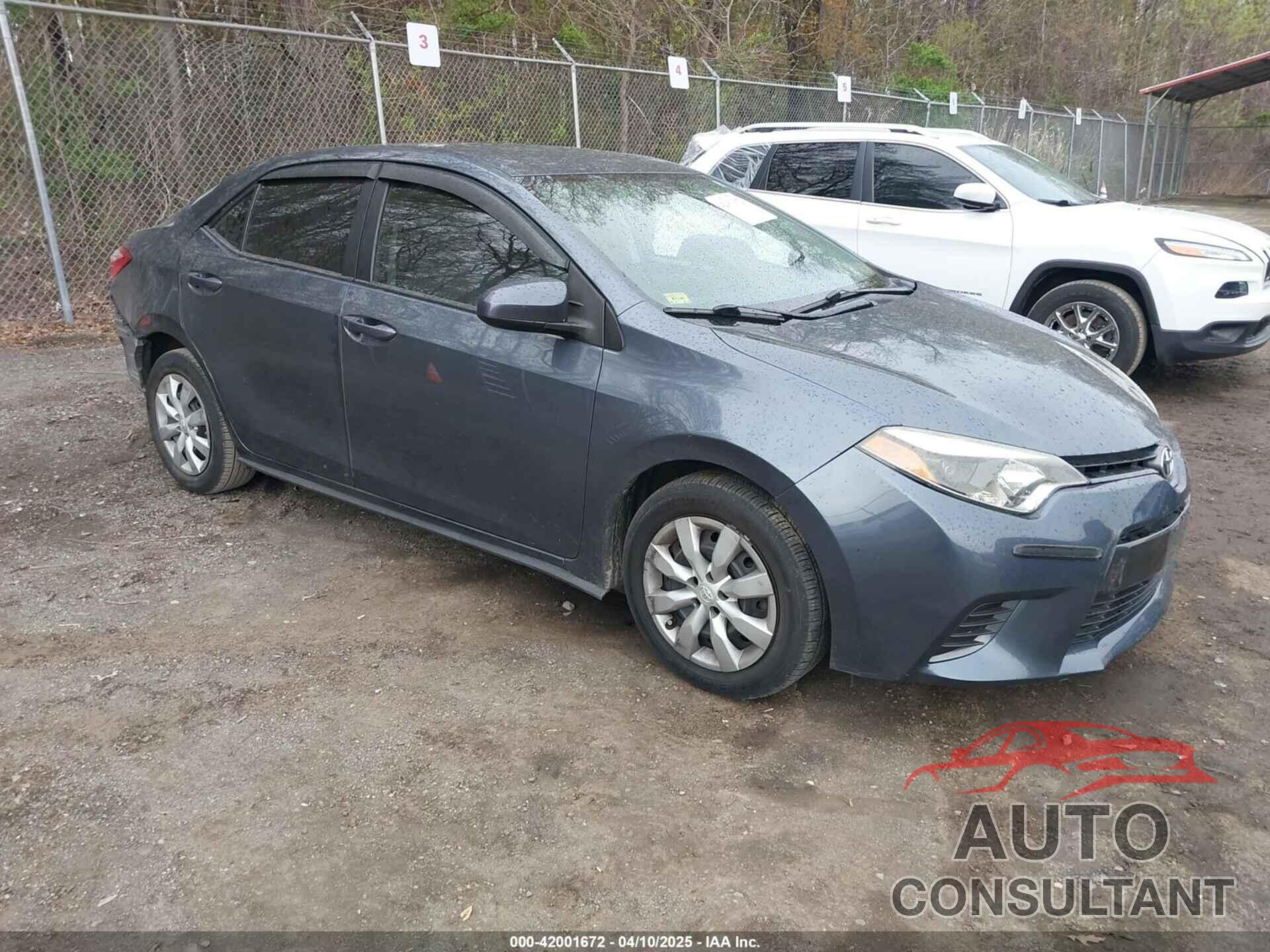 TOYOTA COROLLA 2015 - 2T1BURHE2FC349953