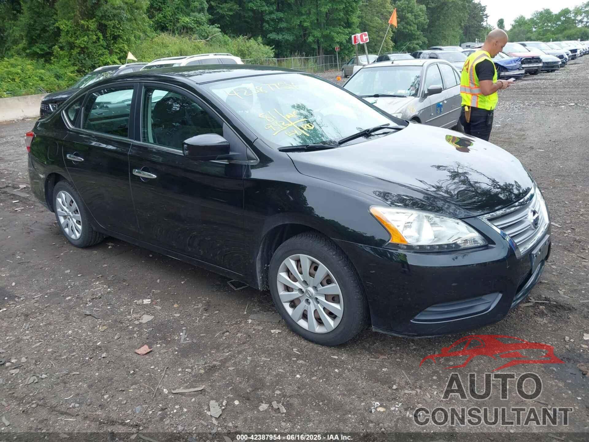 NISSAN SENTRA 2013 - 1N4AB7AP3DN902689