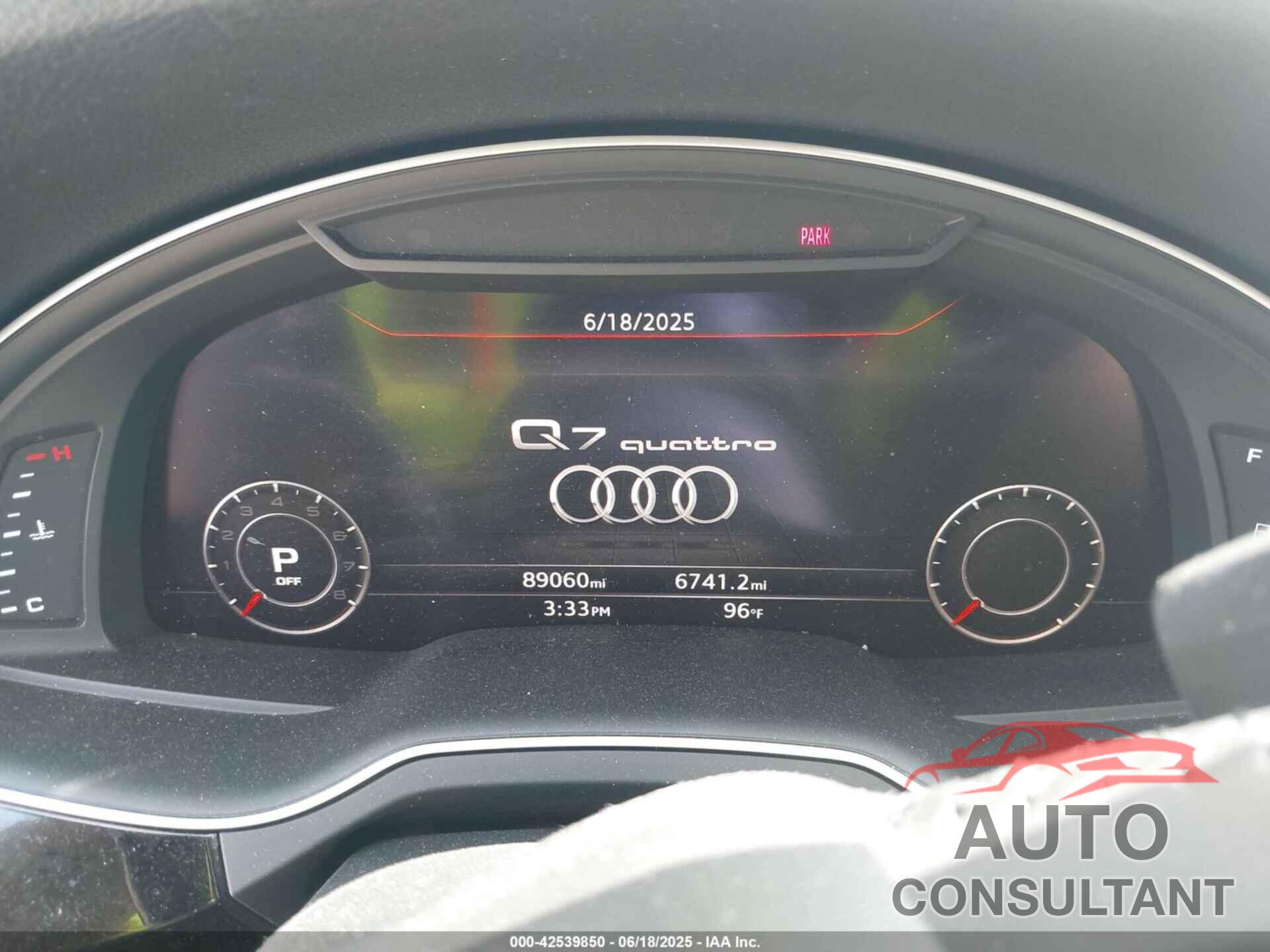 AUDI Q7 2019 - WA1LAAF75KD044439
