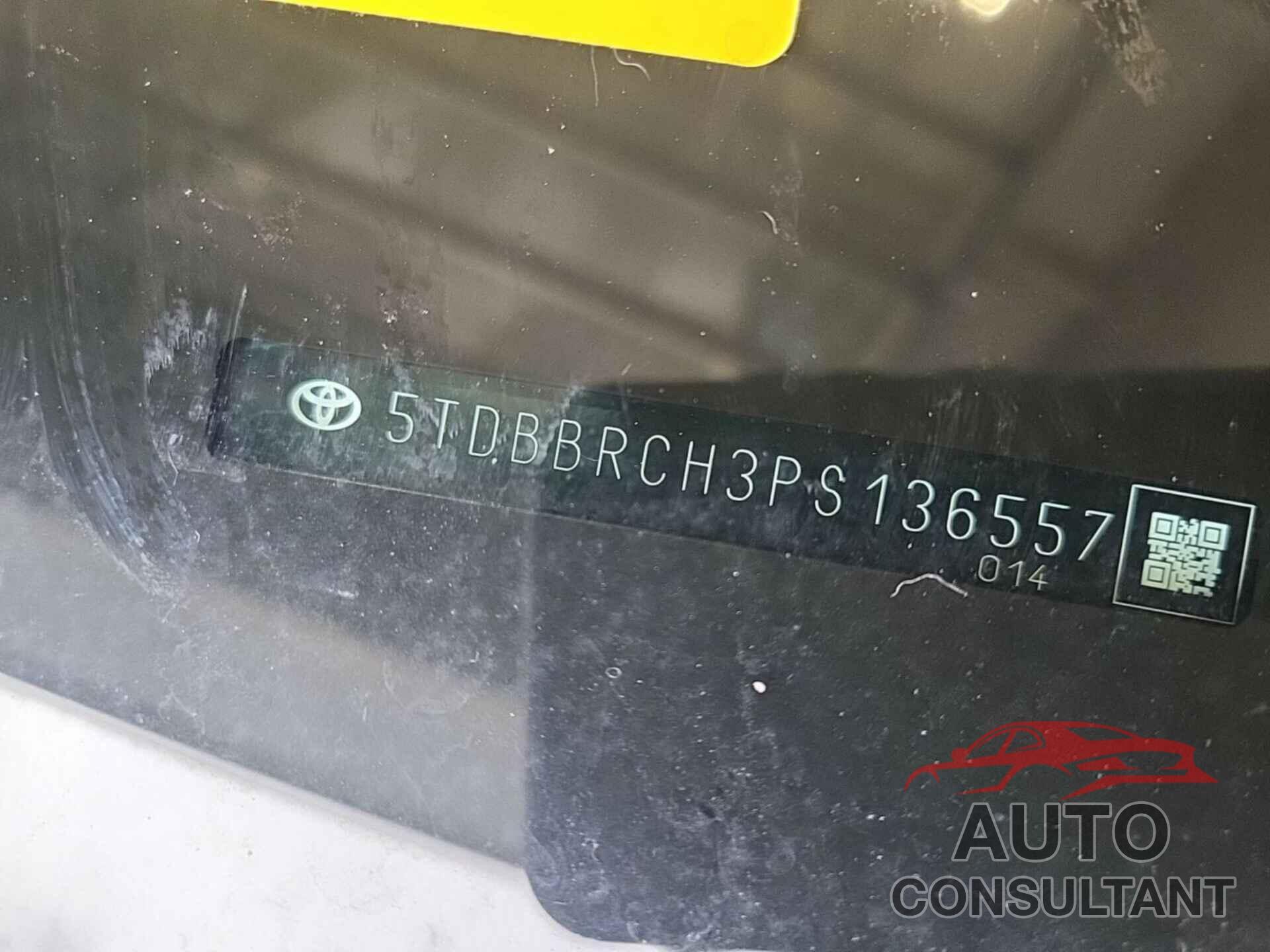 TOYOTA HIGHLANDER 2023 - 5TDBBRCH3PS136557