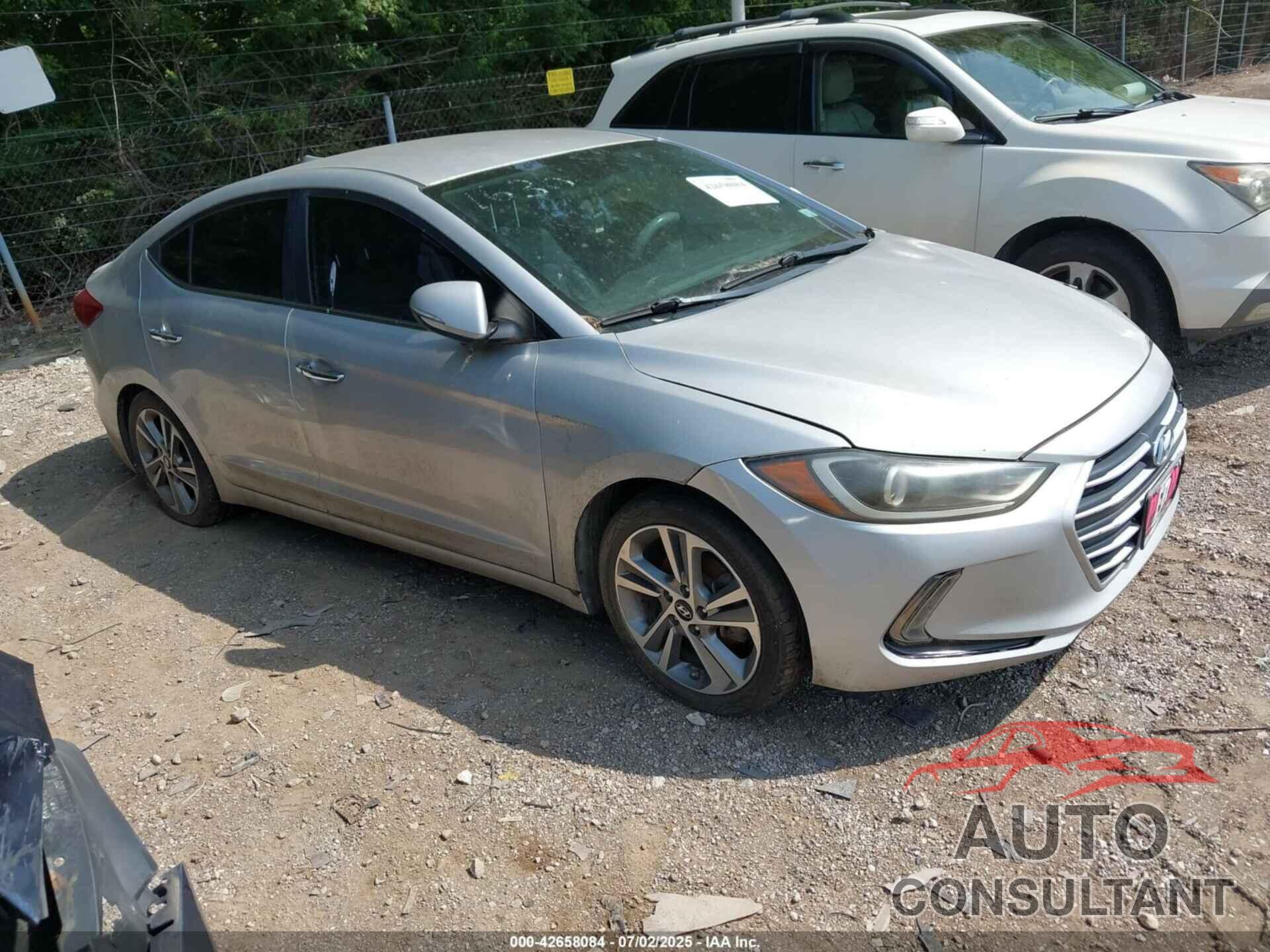 HYUNDAI ELANTRA 2017 - KMHD84LF4HU298182