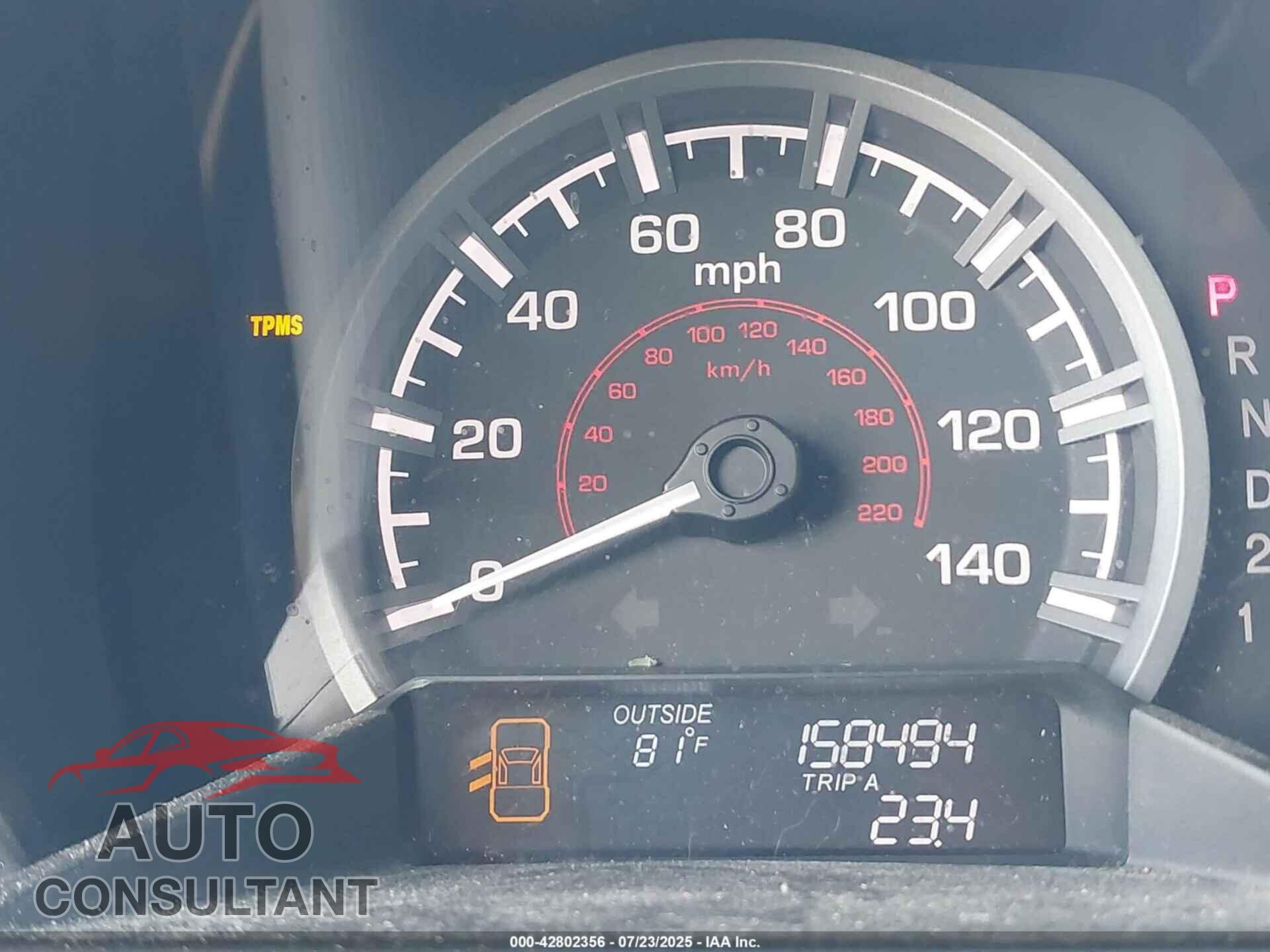 HONDA RIDGELINE 2010 - 5FPYK1F42AB010892
