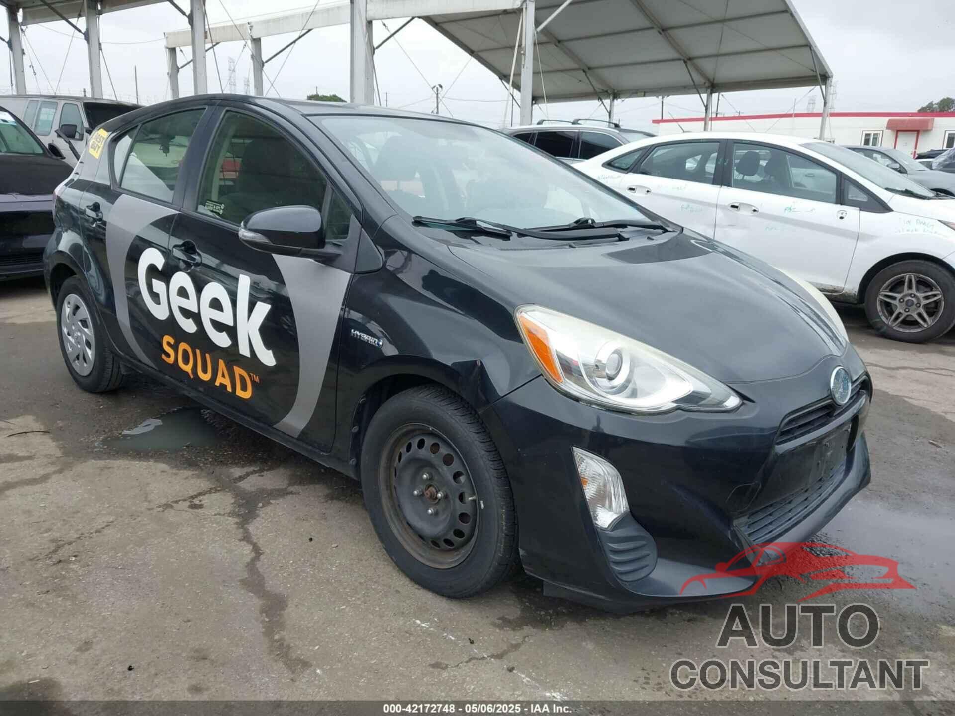 TOYOTA PRIUS C 2016 - JTDKDTB35G1121651
