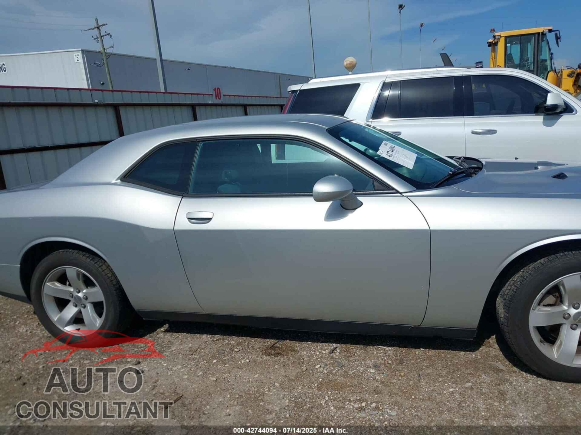 DODGE CHALLENGER 2012 - 2C3CDYAGXCH176232