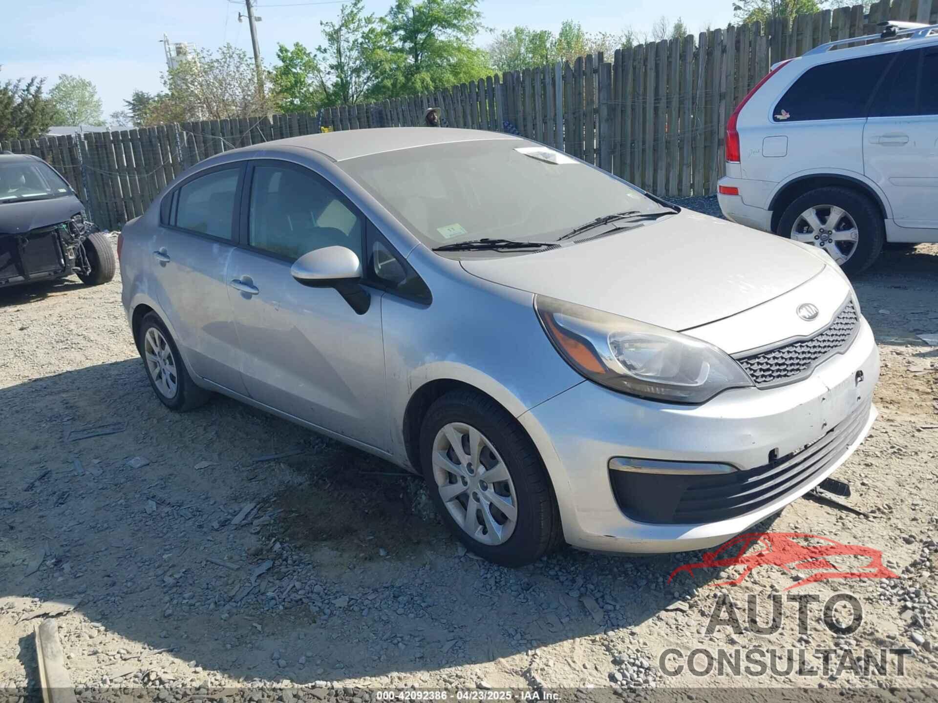 KIA RIO 2016 - KNADM4A37G6658991