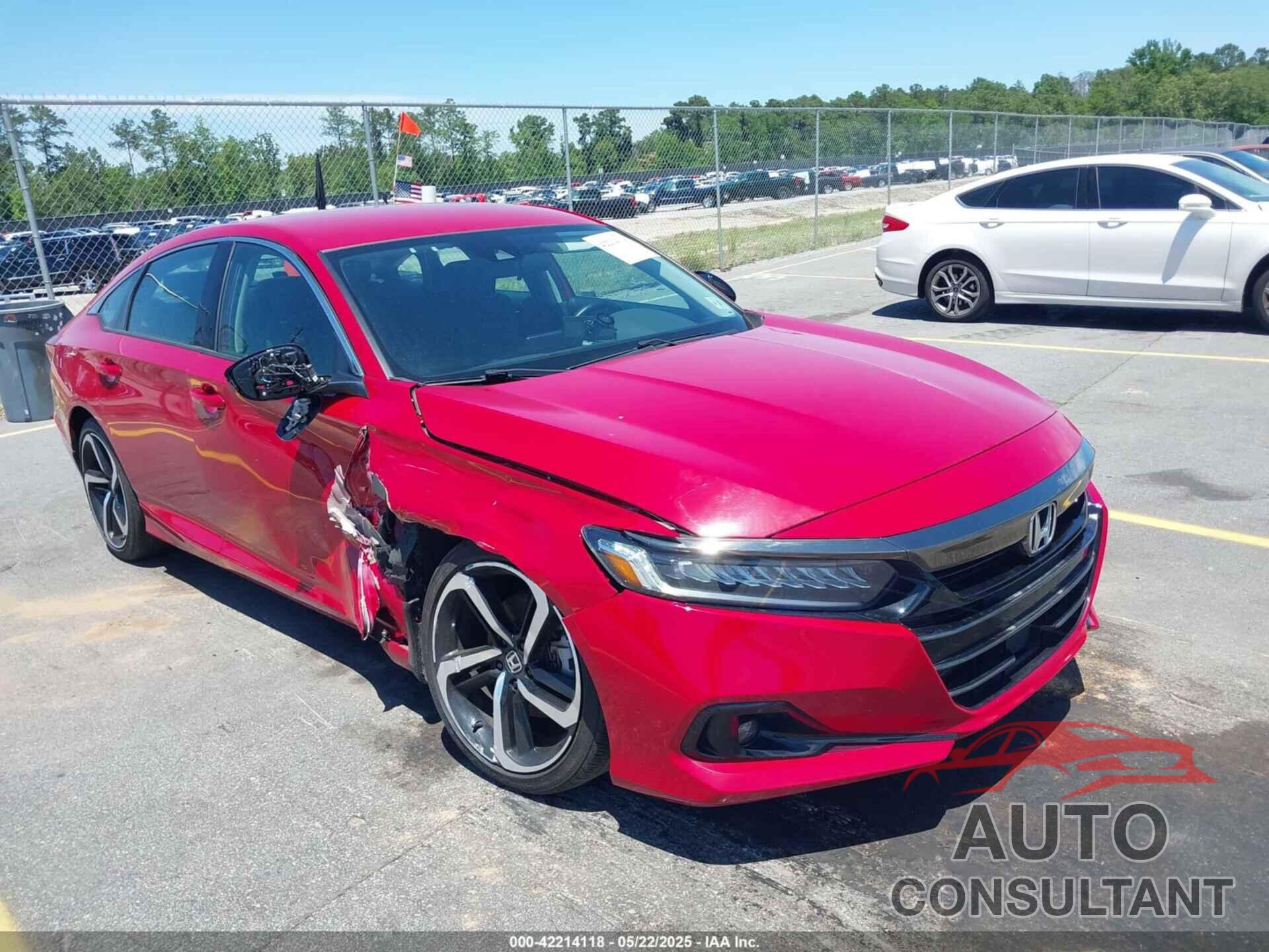 HONDA ACCORD 2021 - 1HGCV1F43MA053758