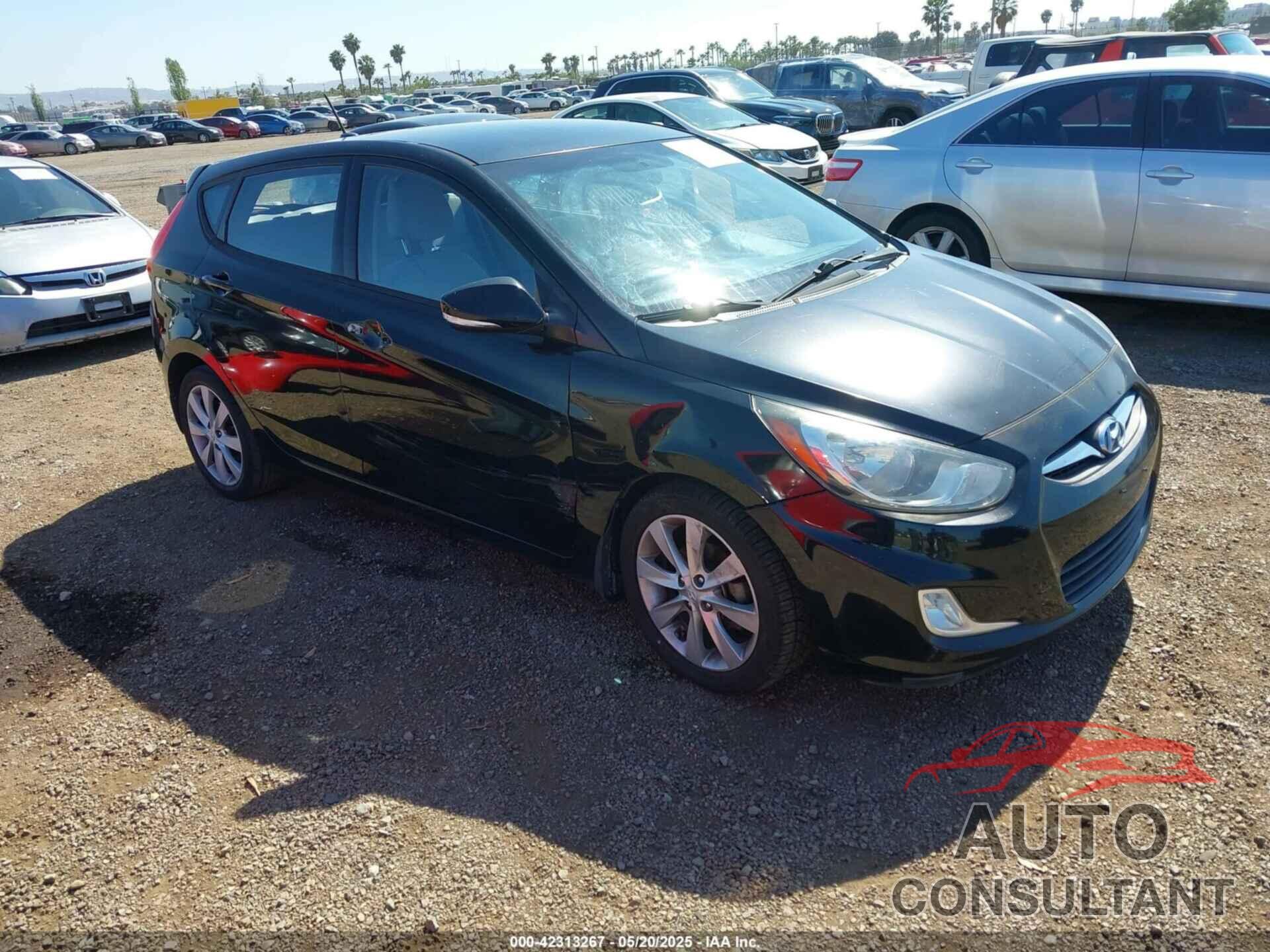 HYUNDAI ACCENT 2013 - KMHCU5AE5DU134165