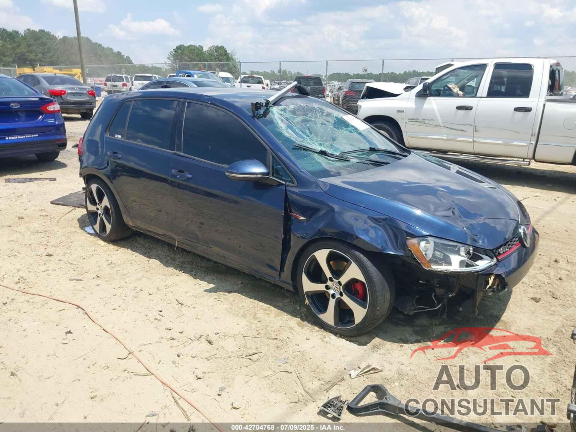 VOLKSWAGEN GOLF GTI 2017 - 3VW4T7AU4HM077172